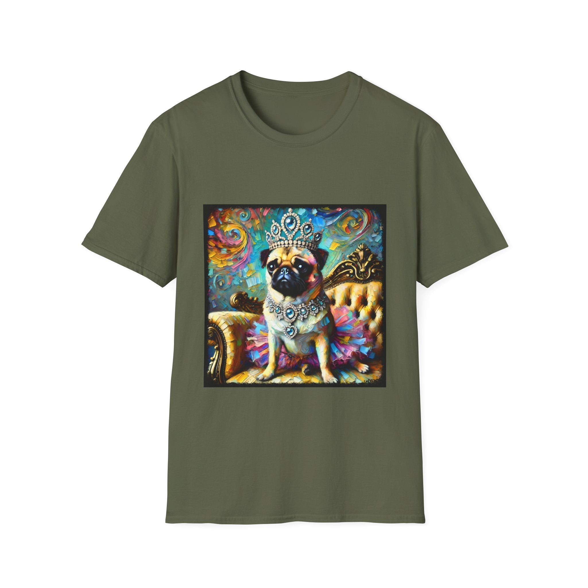 Pug Princess Classic | Unisex Dog T-Shirt