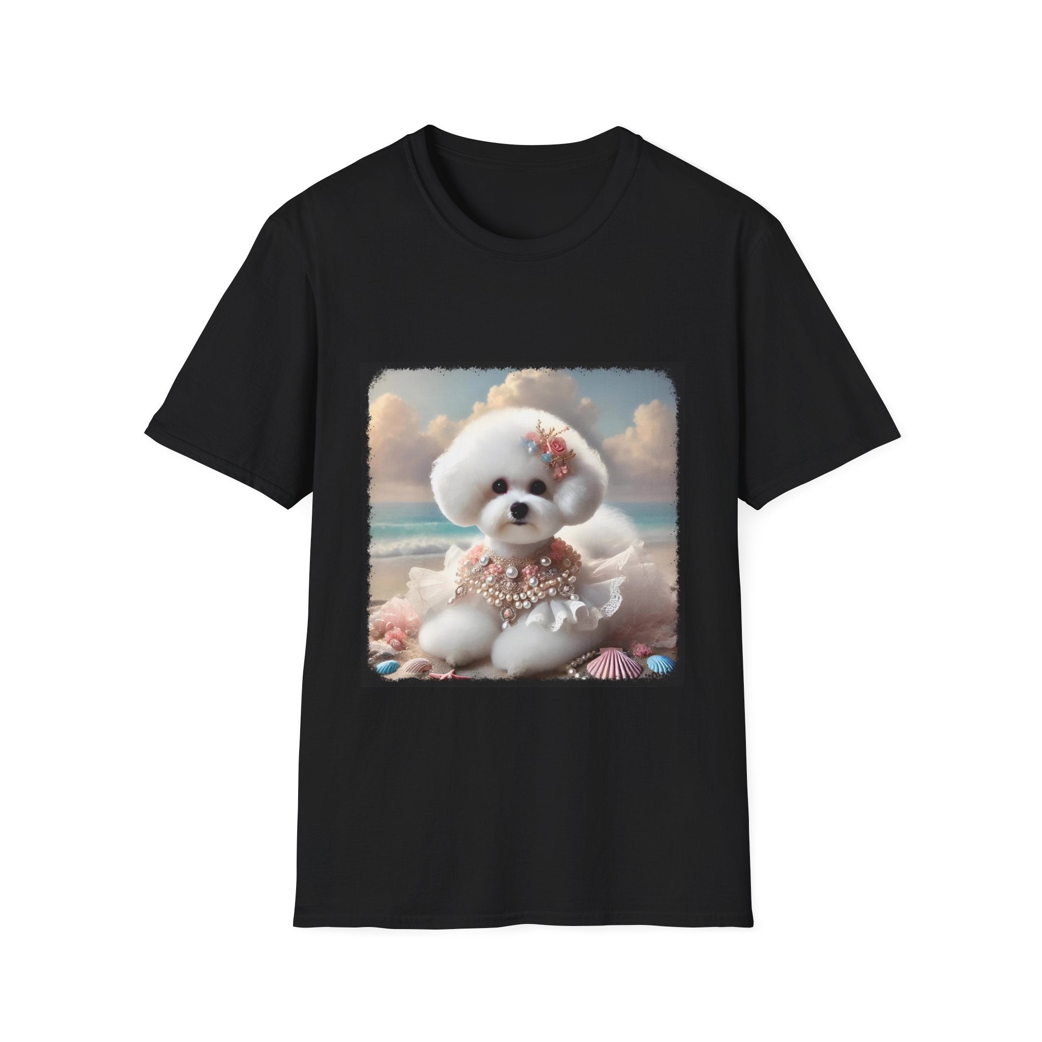 Bichon Frise Beach Beauty | Unisex Dog T-Shirt
