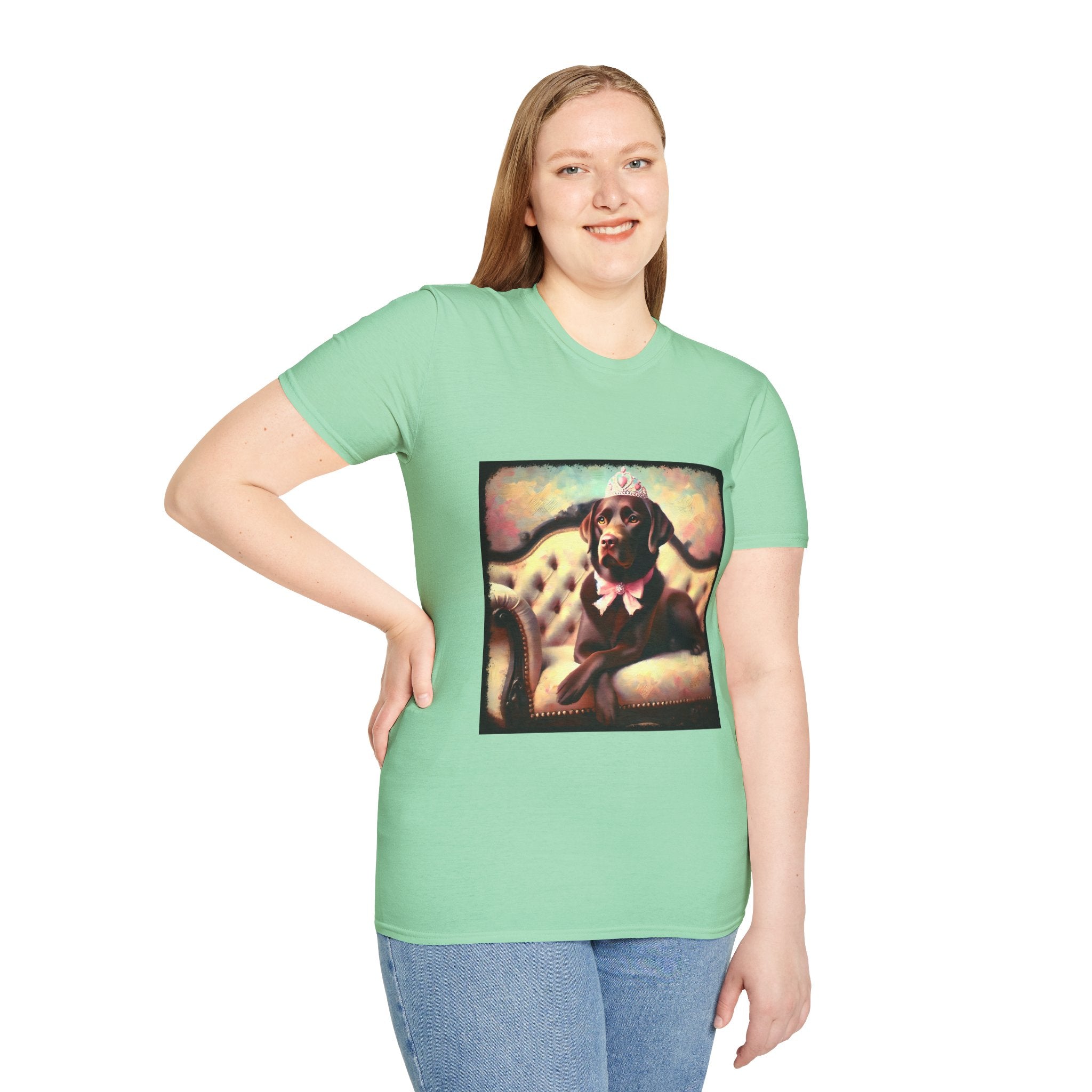 Labrador Retriever Poised Princess Classic | Unisex Dog T-Shirt