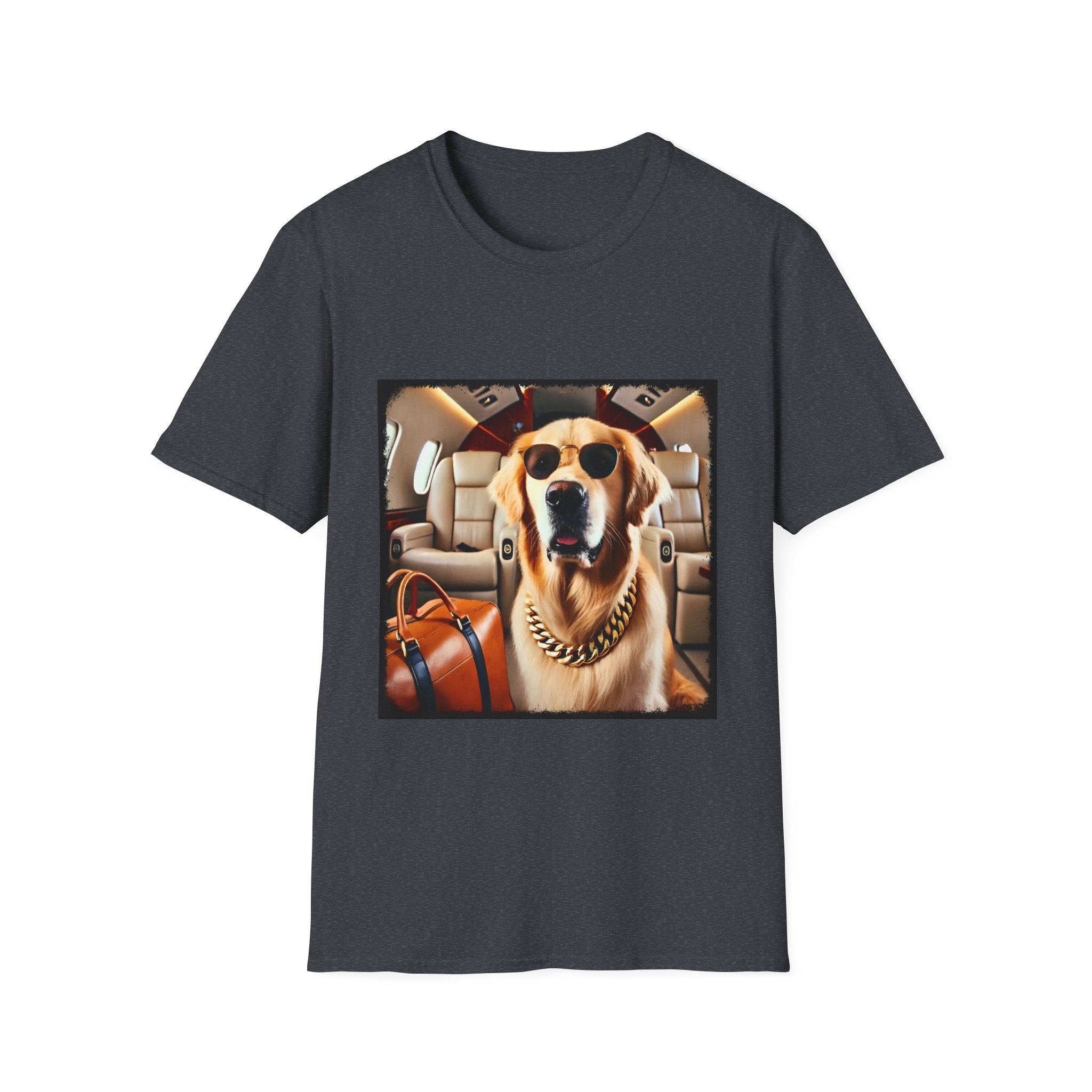 Golden Retriever Billionaire Class  | Unisex Dog T-Shirt
