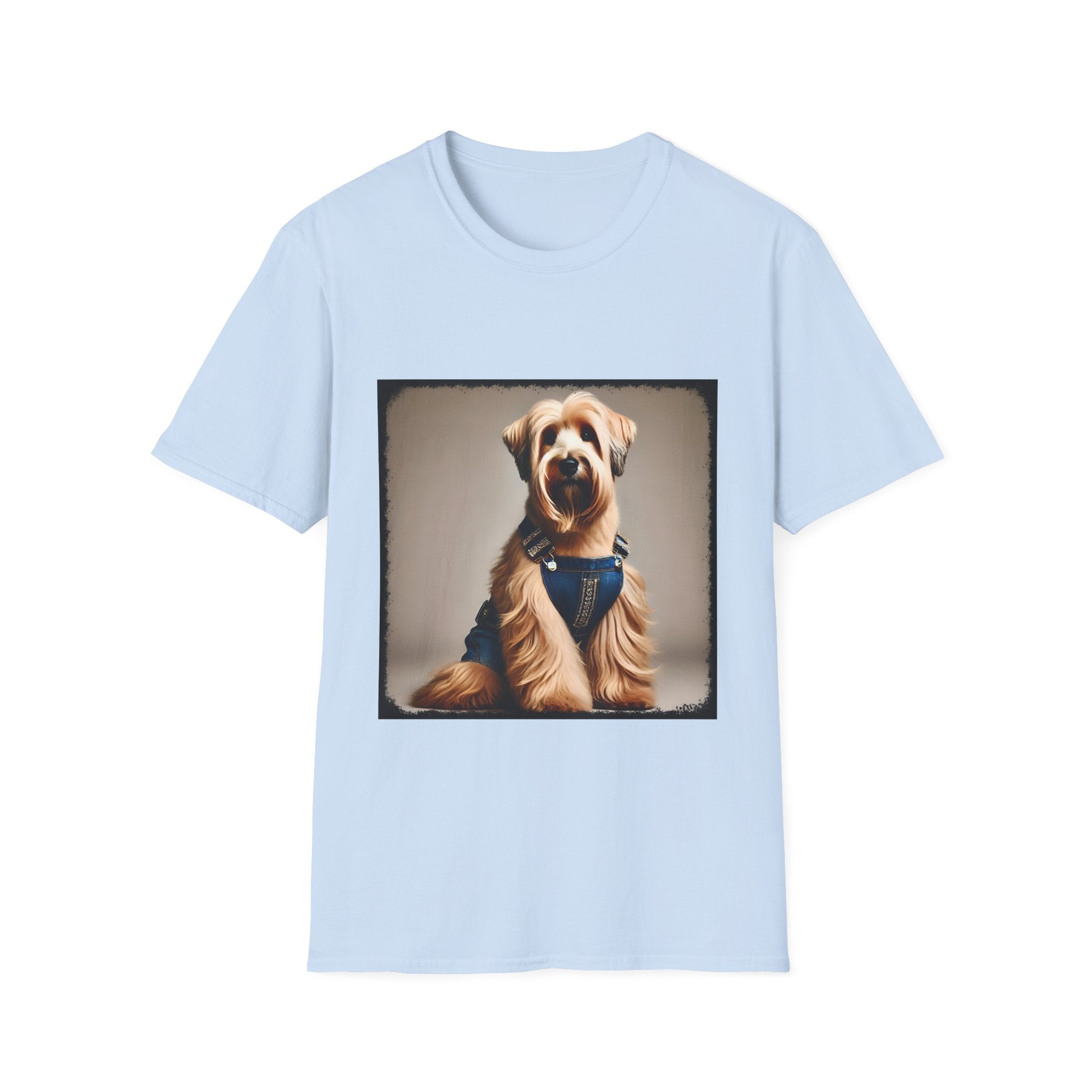 Wheaten Terrier Denim Doll | Unisex Dog T-Shirt