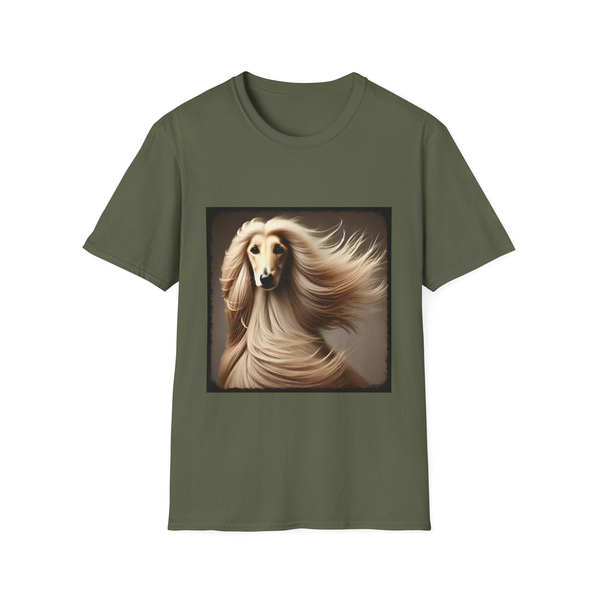 Afghan Hound Sultry Supermodel | Unisex Dog T-Shirt