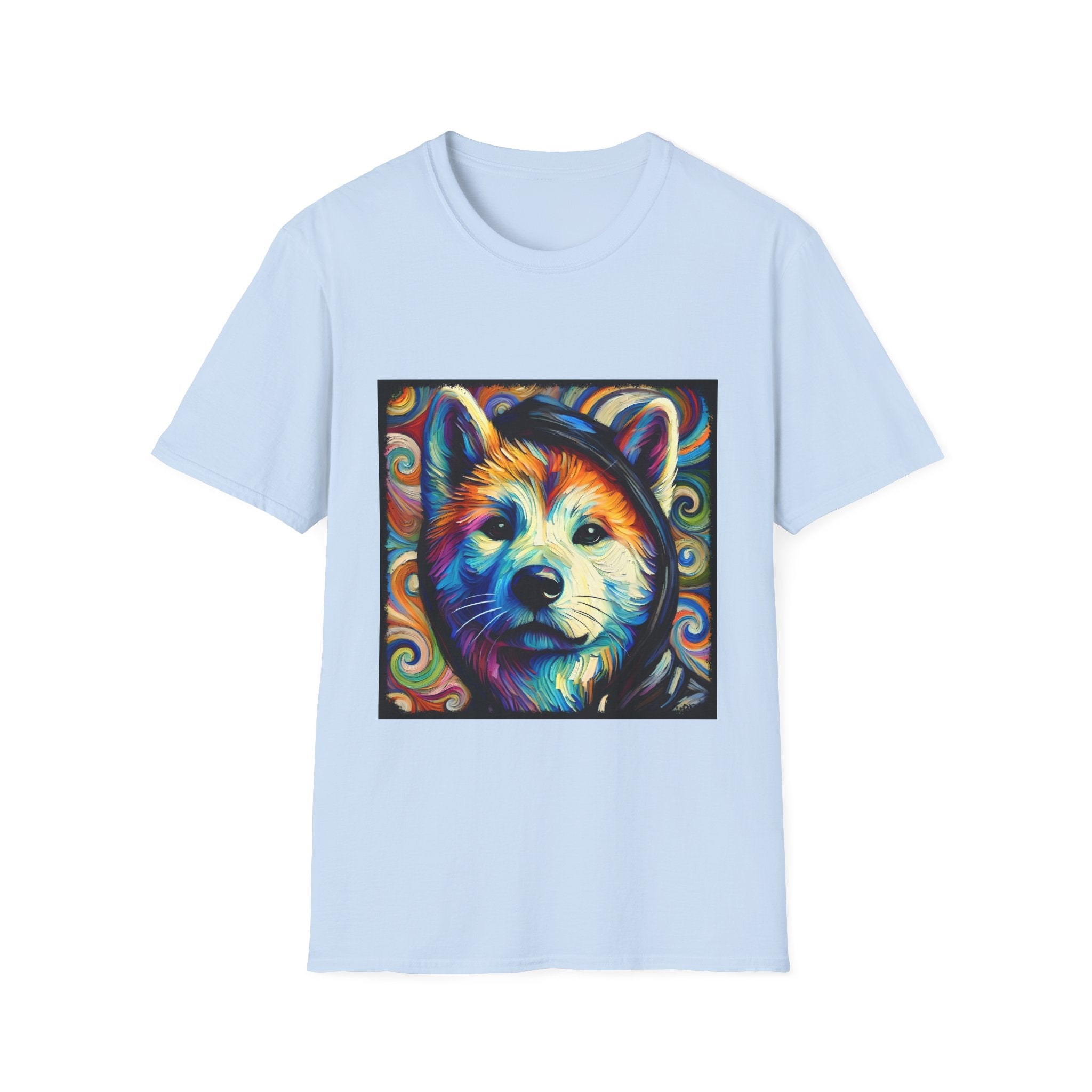Akita Relaxed Swirl | Unisex Dog T-Shirt