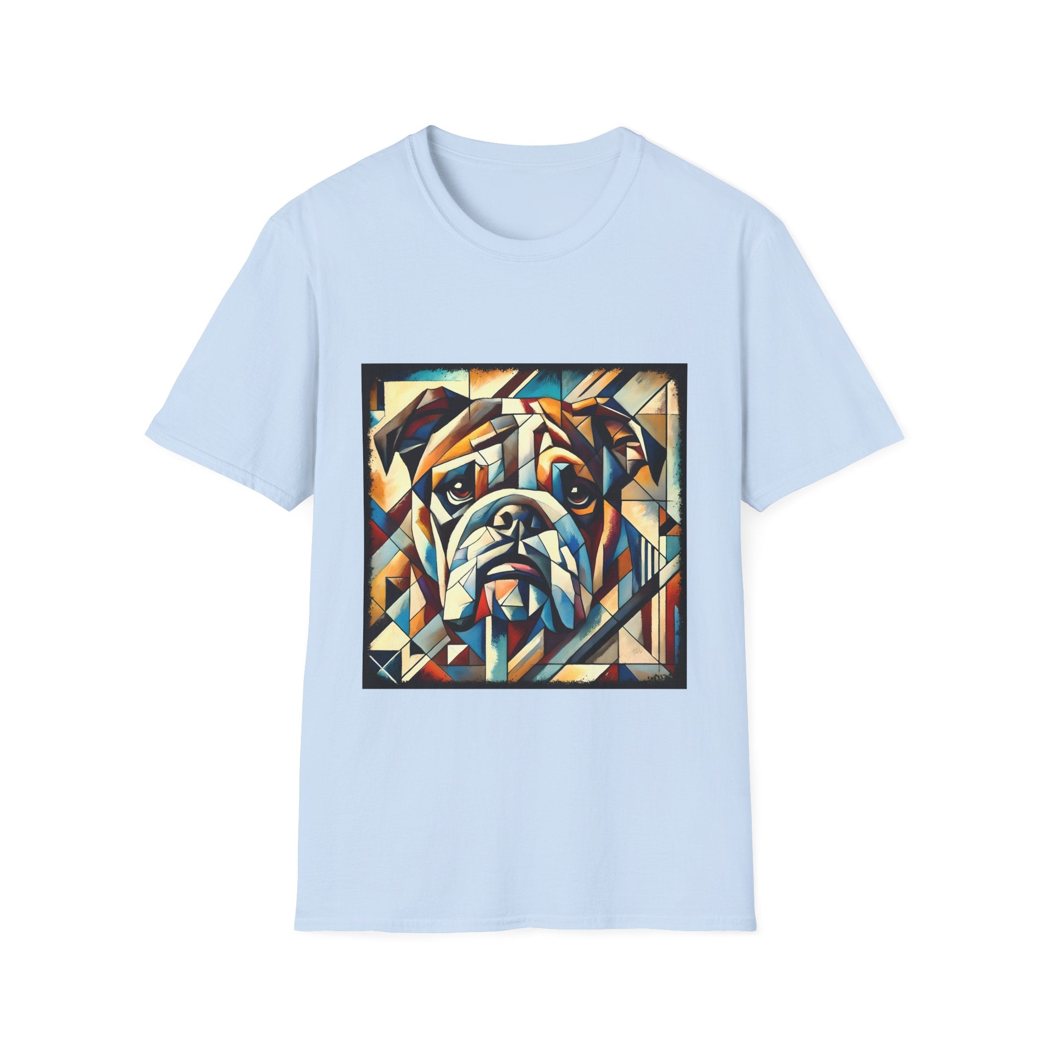 Bulldog Warm Geometric | Unisex Dog T-Shirt