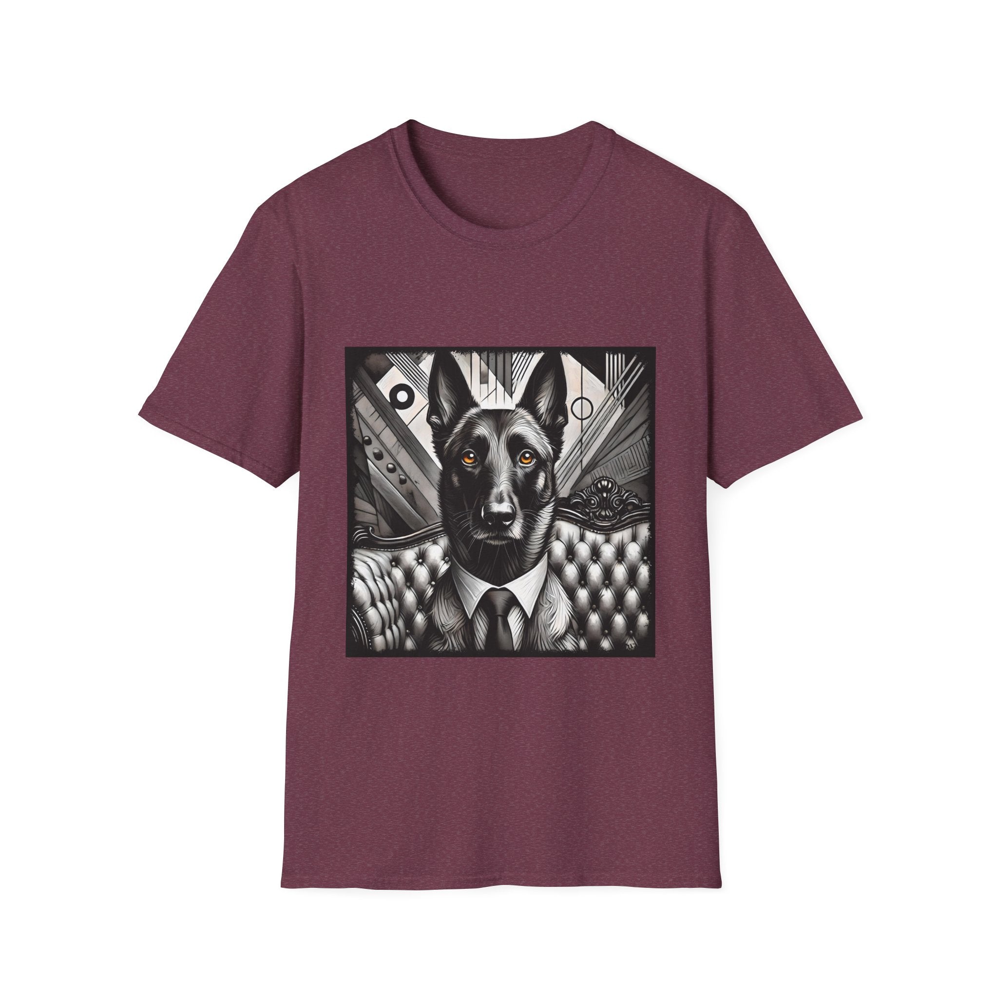Belgian Malinois B&W Bold Eyes | Unisex Dog T-Shirt
