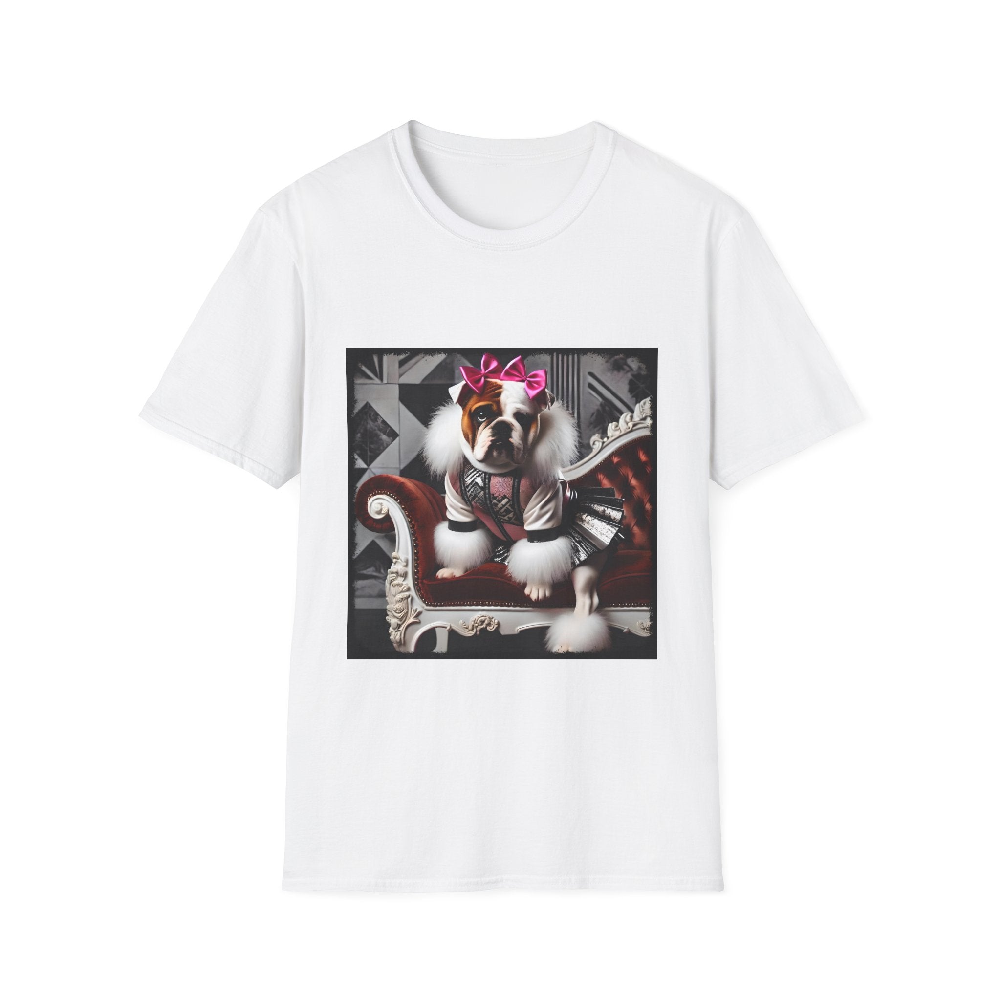 Bulldog Chic Rocker | Unisex Dog T-Shirt