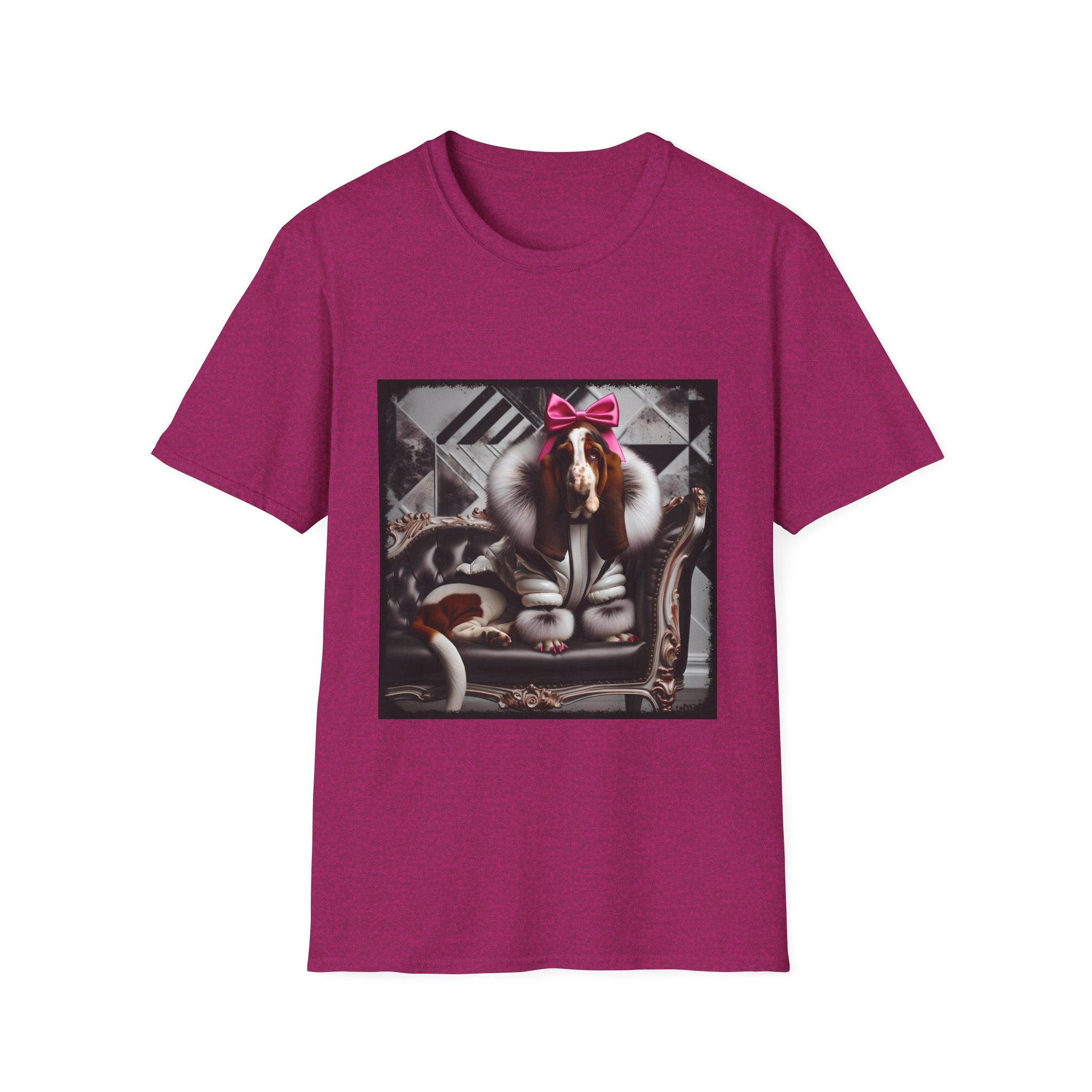 Basset Hound Fashionista | Unisex Dog T-Shirt