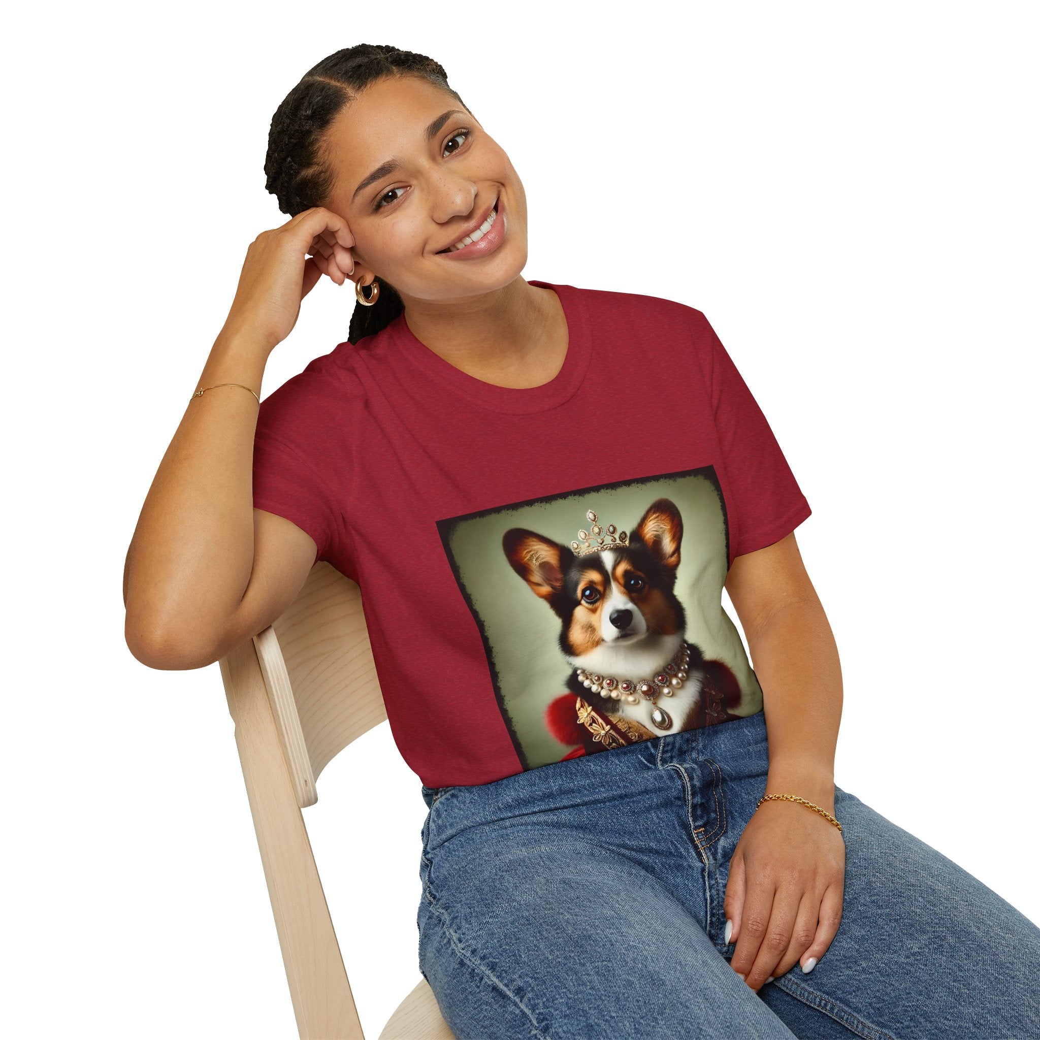 Pembroke Welsh Corgi Glam Queen | Unisex Dog T-Shirt