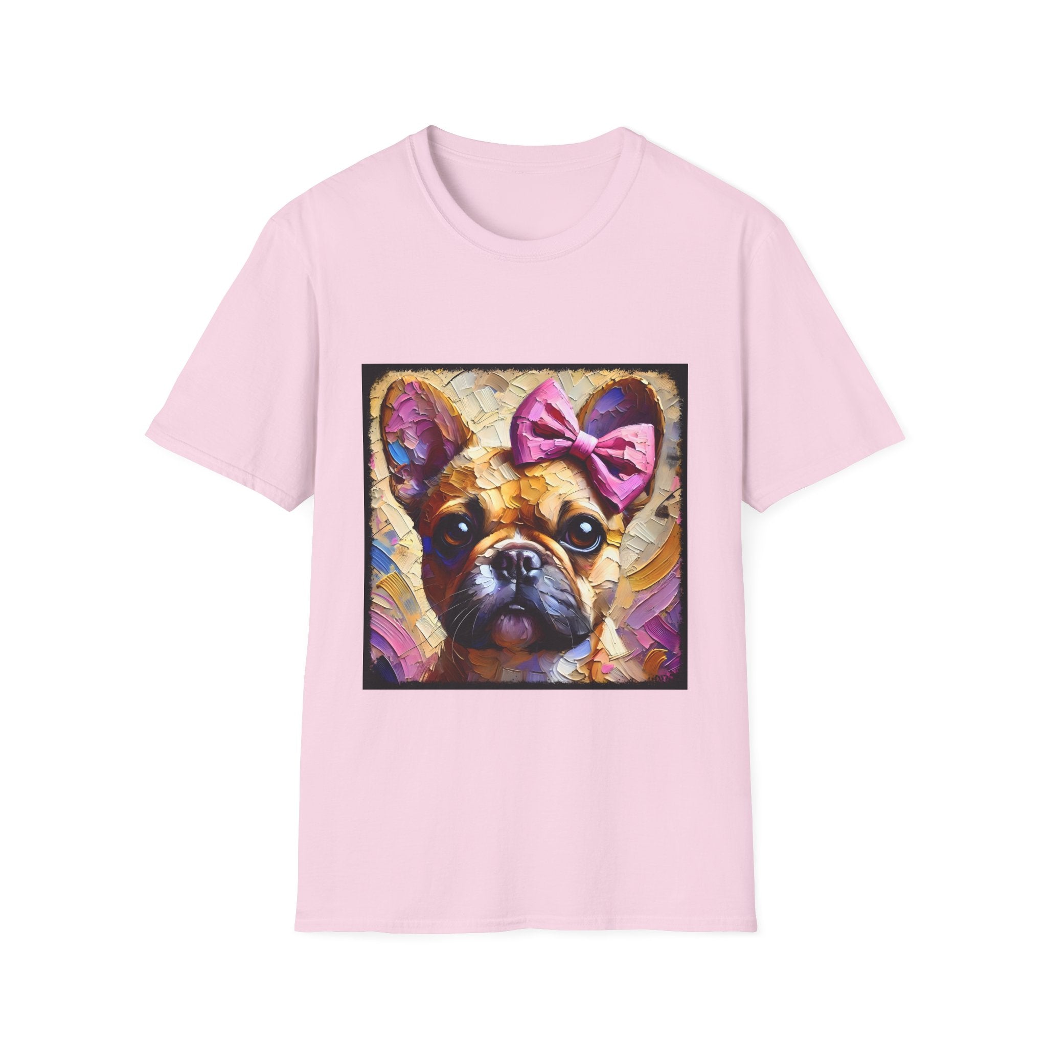 French Bulldog Textured Classic | Unisex Dog T-Shirt