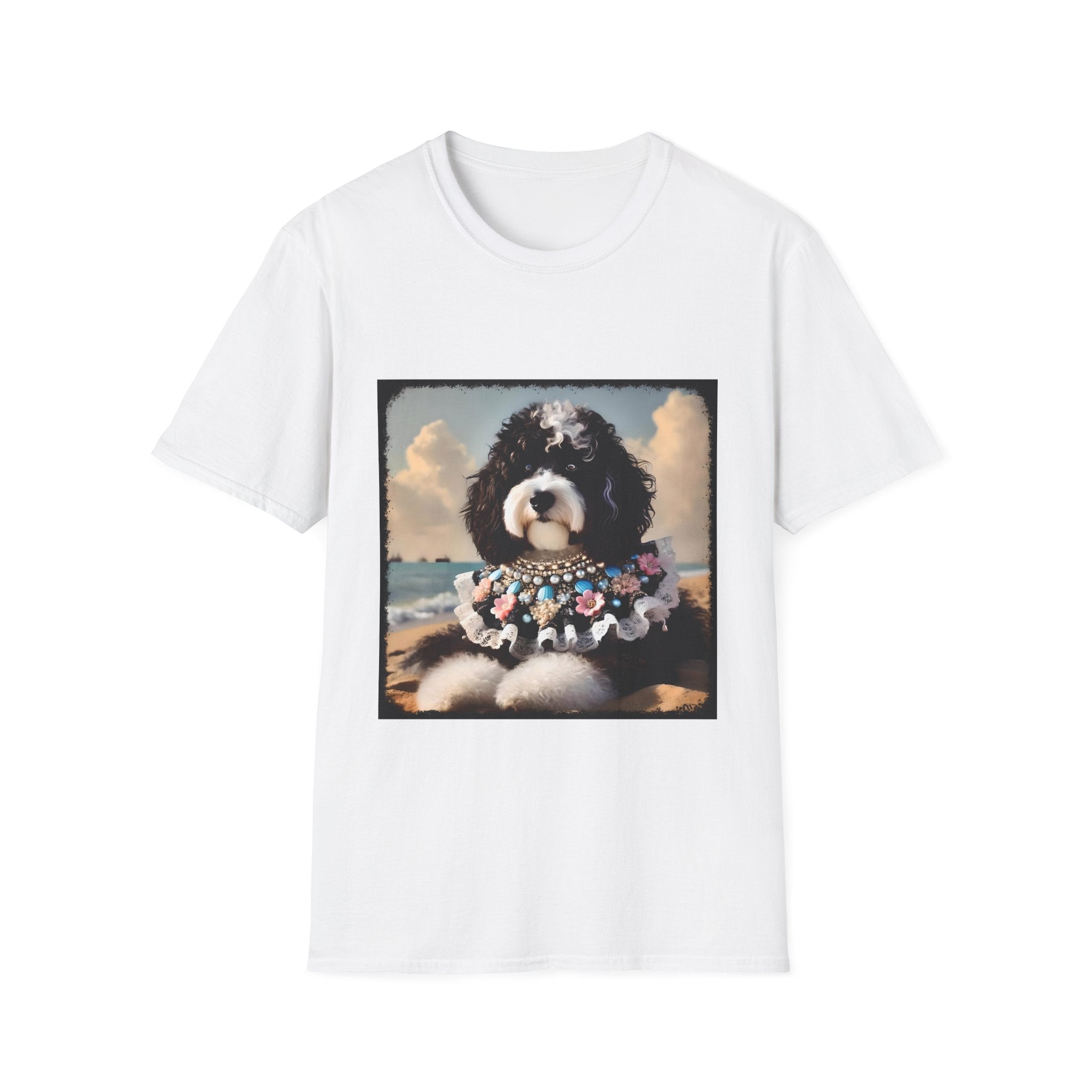 Aussiedoodle Seashell Siren | Unisex Dog T-Shirt