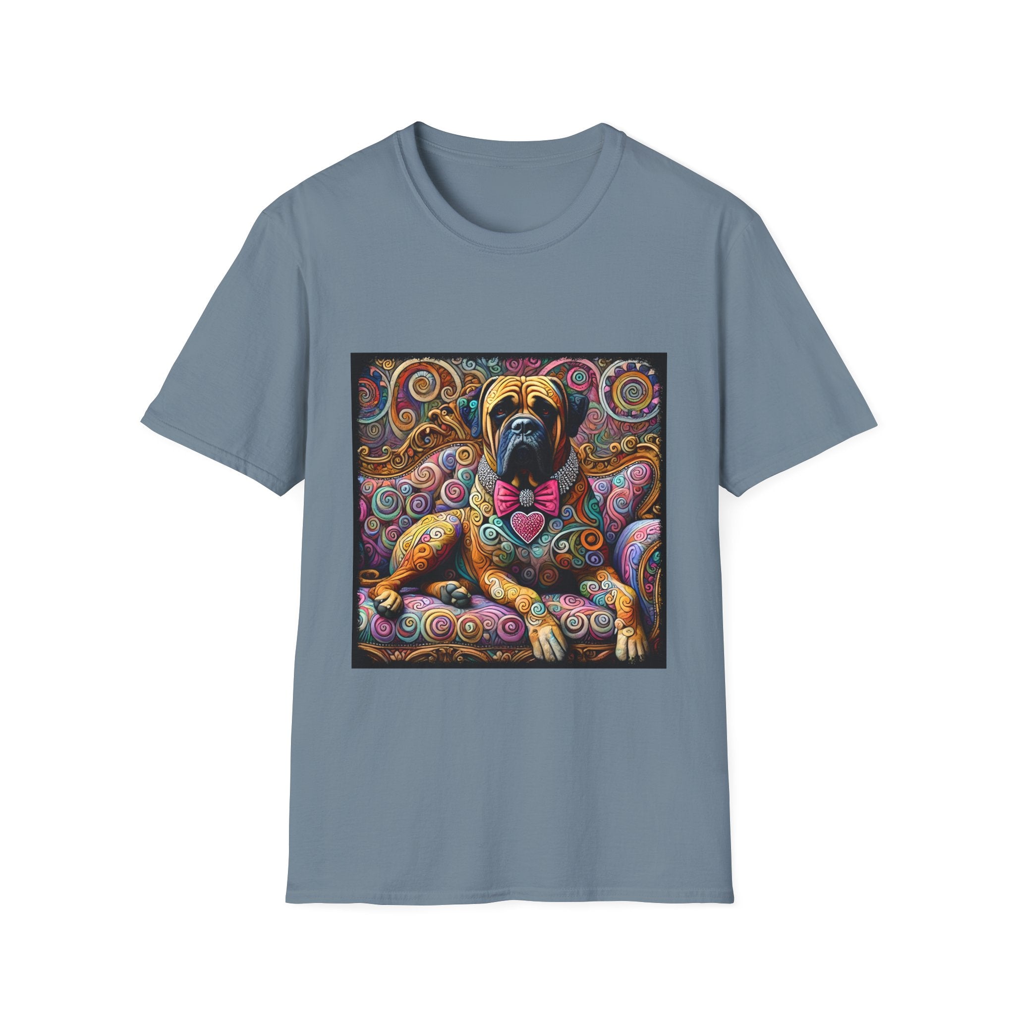 Bullmastiff Love Swirl | Unisex Dog T-Shirt
