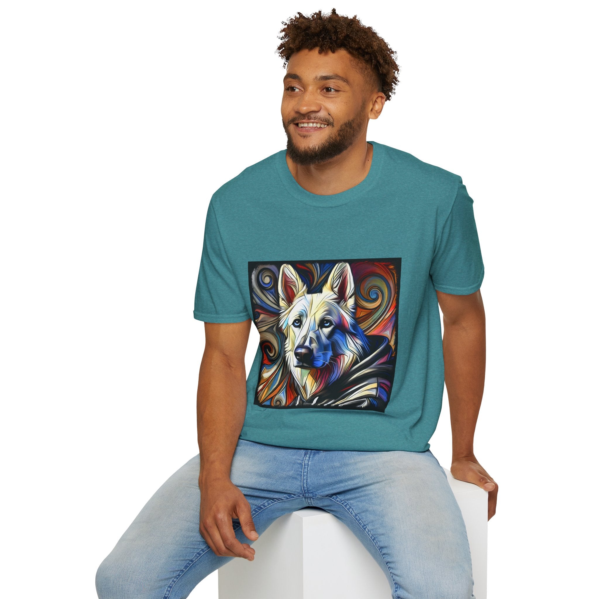 German Shepherd Hoodie Swirl | Unisex Dog T-Shirt