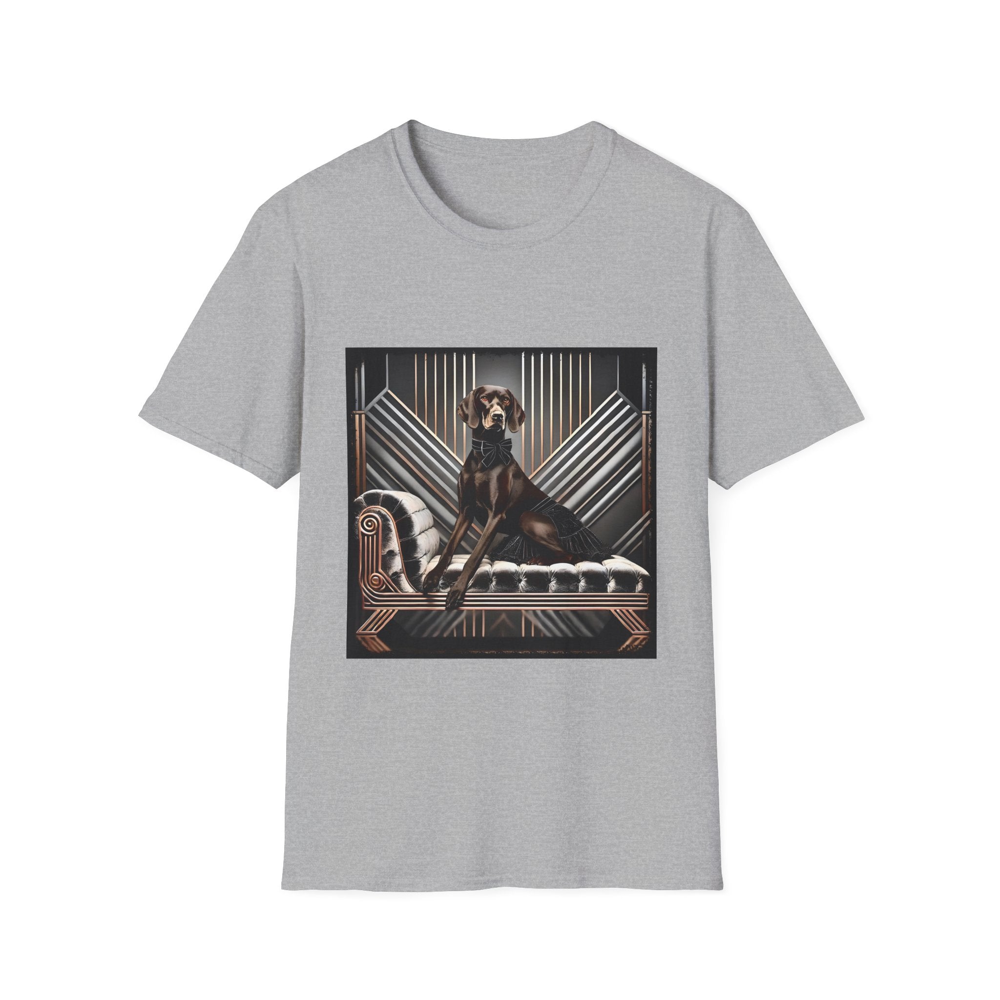 German Shorthaired Pointer Black Velvet  | Unisex Dog T-Shirt