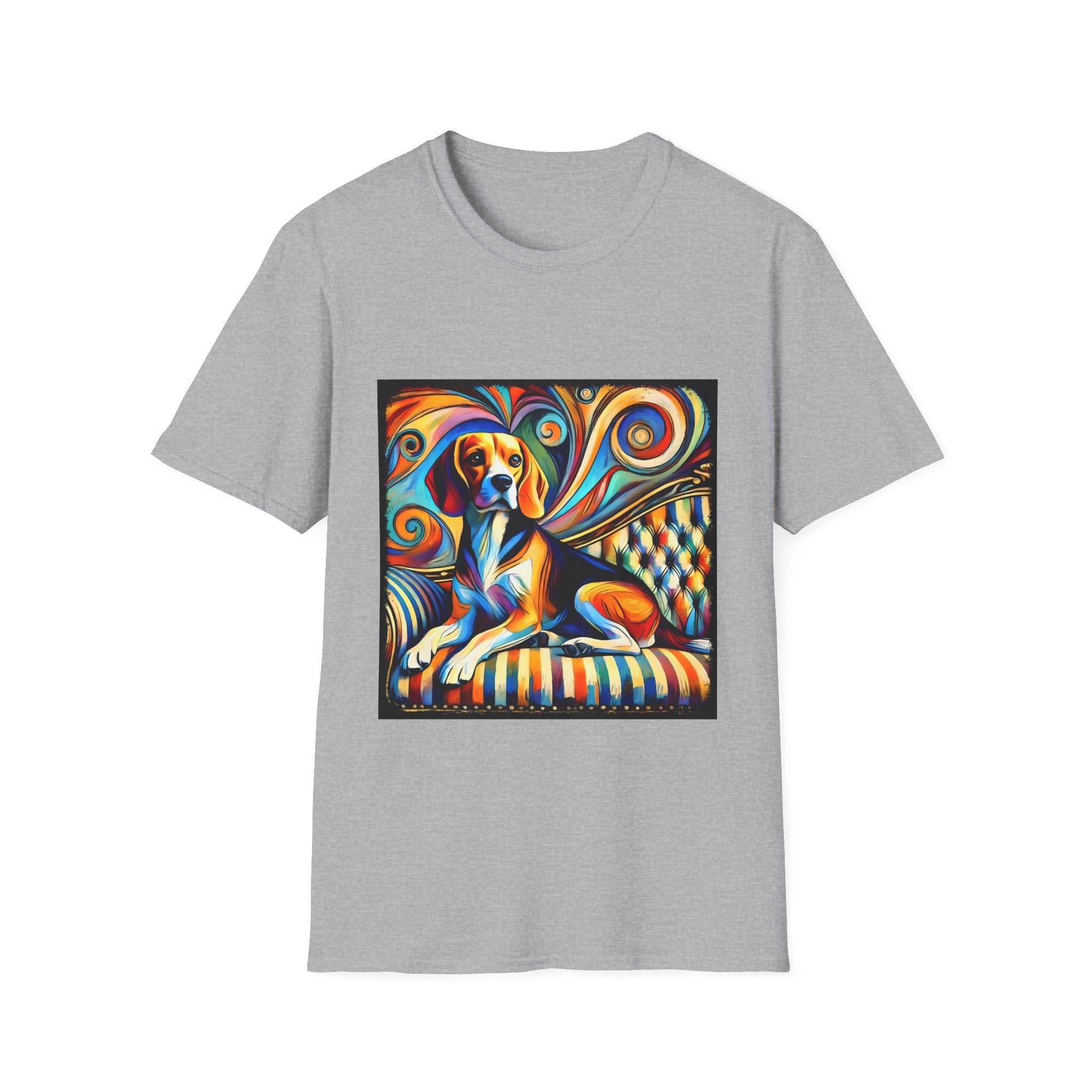 Beagle Vivid Sun Swirl  | Unisex Dog T-Shirt
