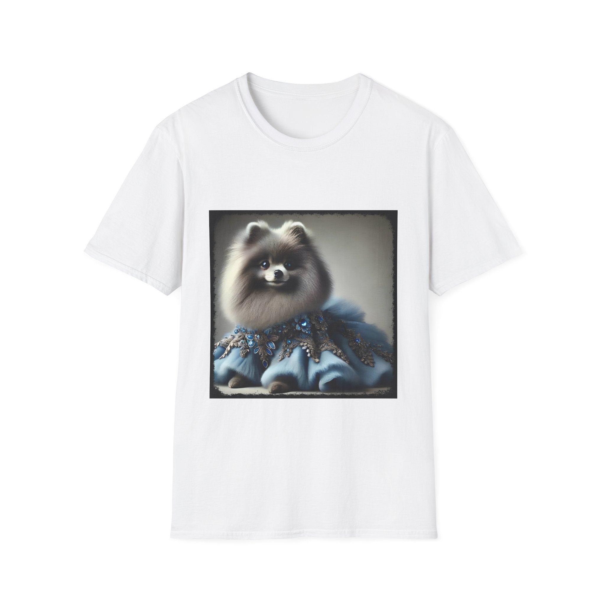Pomeranian Blue Belle | Unisex Dog T-Shirt