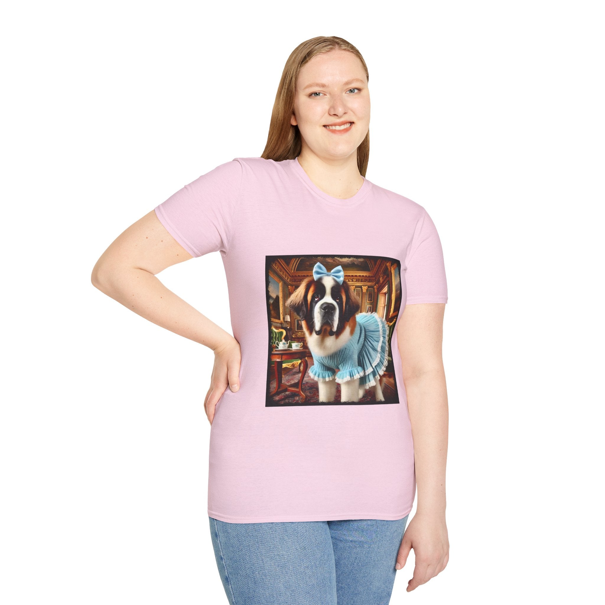 Saint Bernard Pampered Pup | Unisex Dog T-Shirt