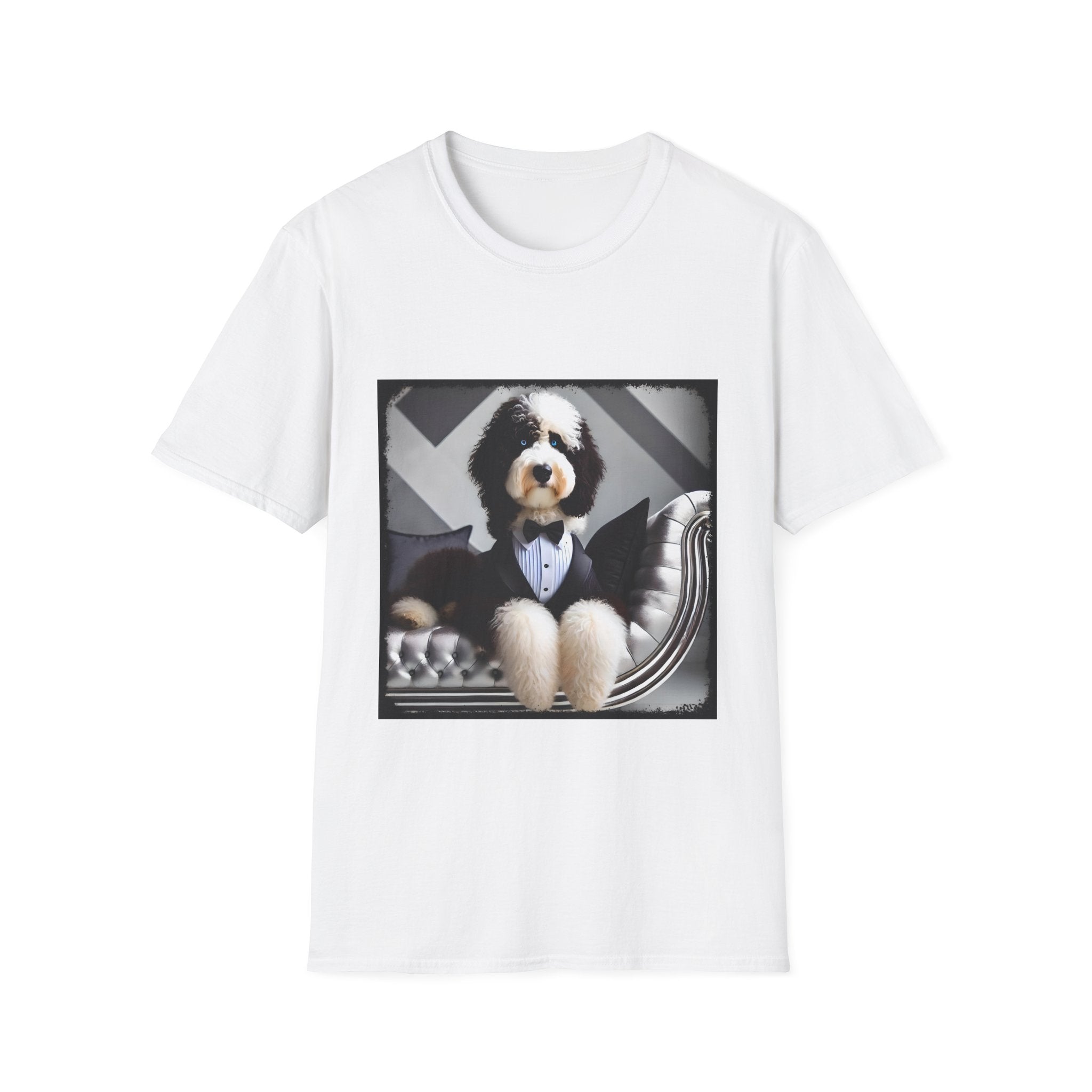Sheepadoodle Distinguished Gent | Unisex Dog T-Shirt