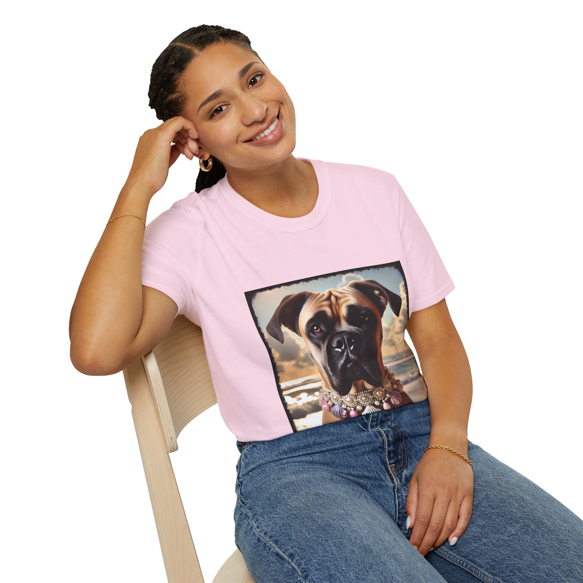 Cane Corso Seashell Siren | Unisex Dog T-Shirt