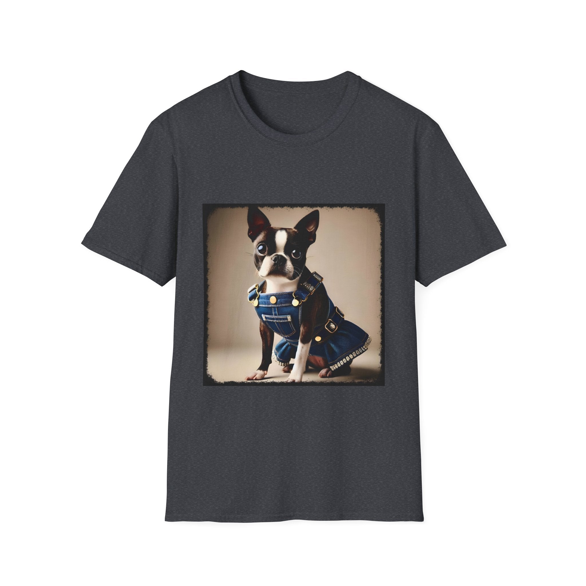 Bold Boston Terrier Jean Dream unisex tee