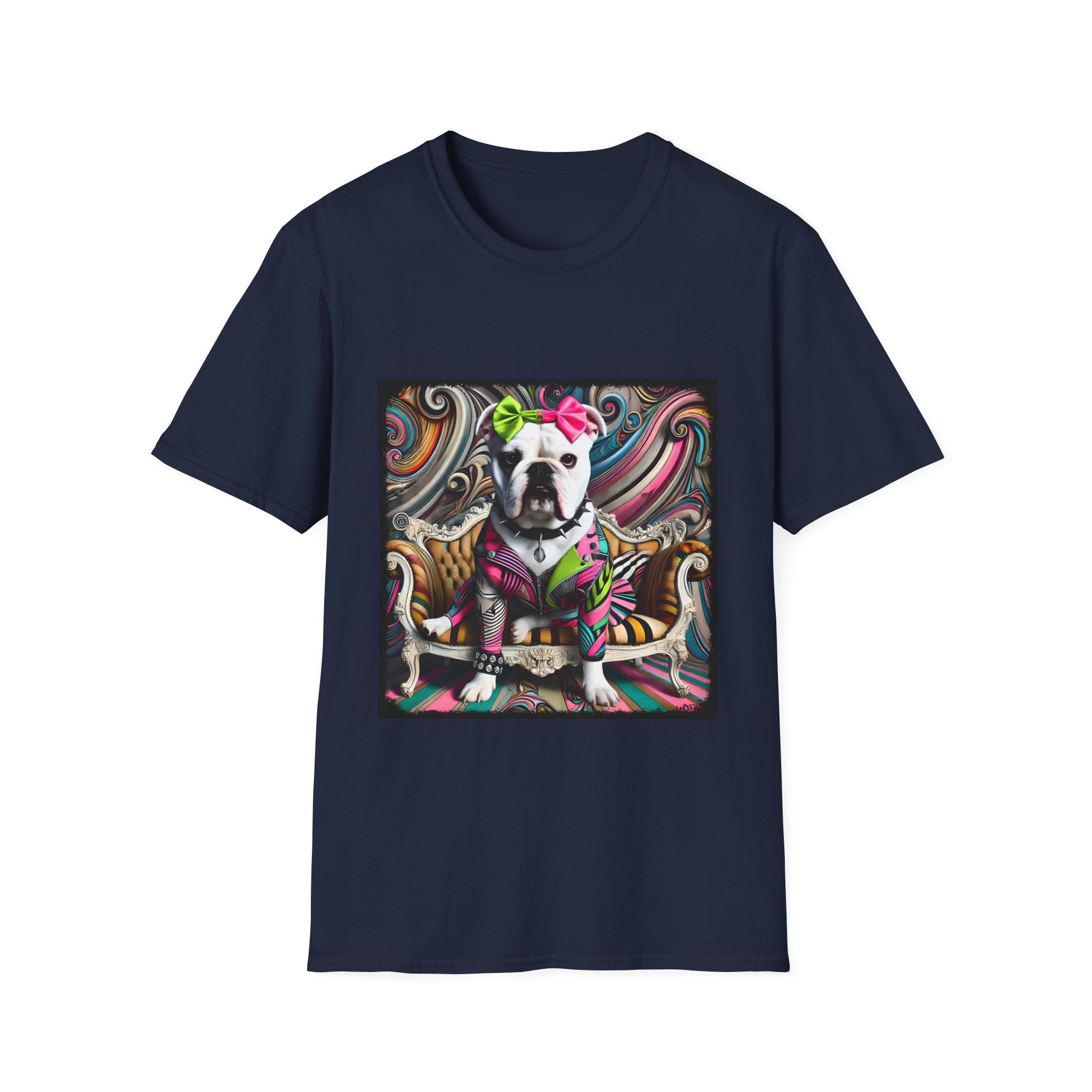 Bulldog Princess Rocker | Unisex Dog T-Shirt