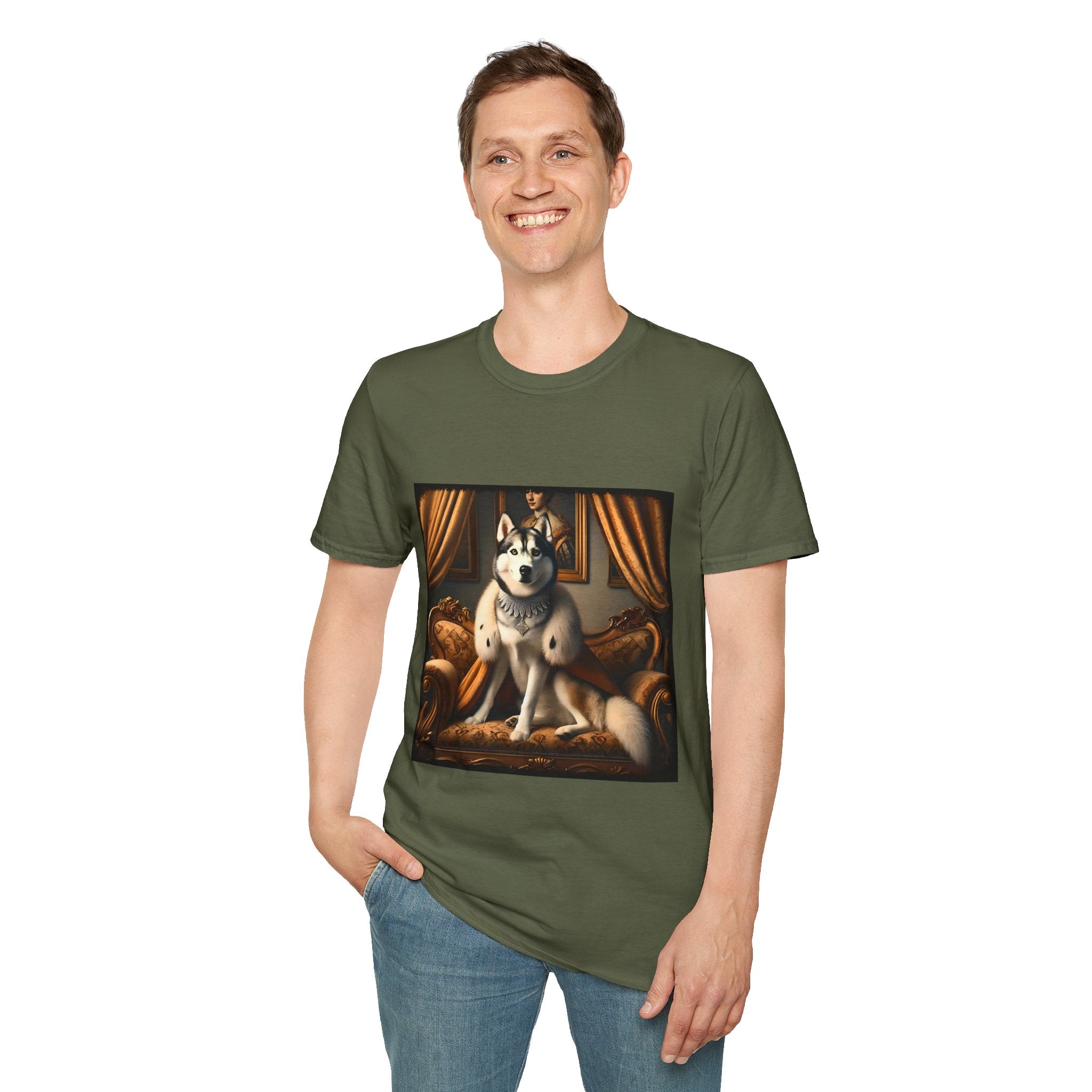 Siberian Husky Diamond Princess | Unisex Dog T-Shirt