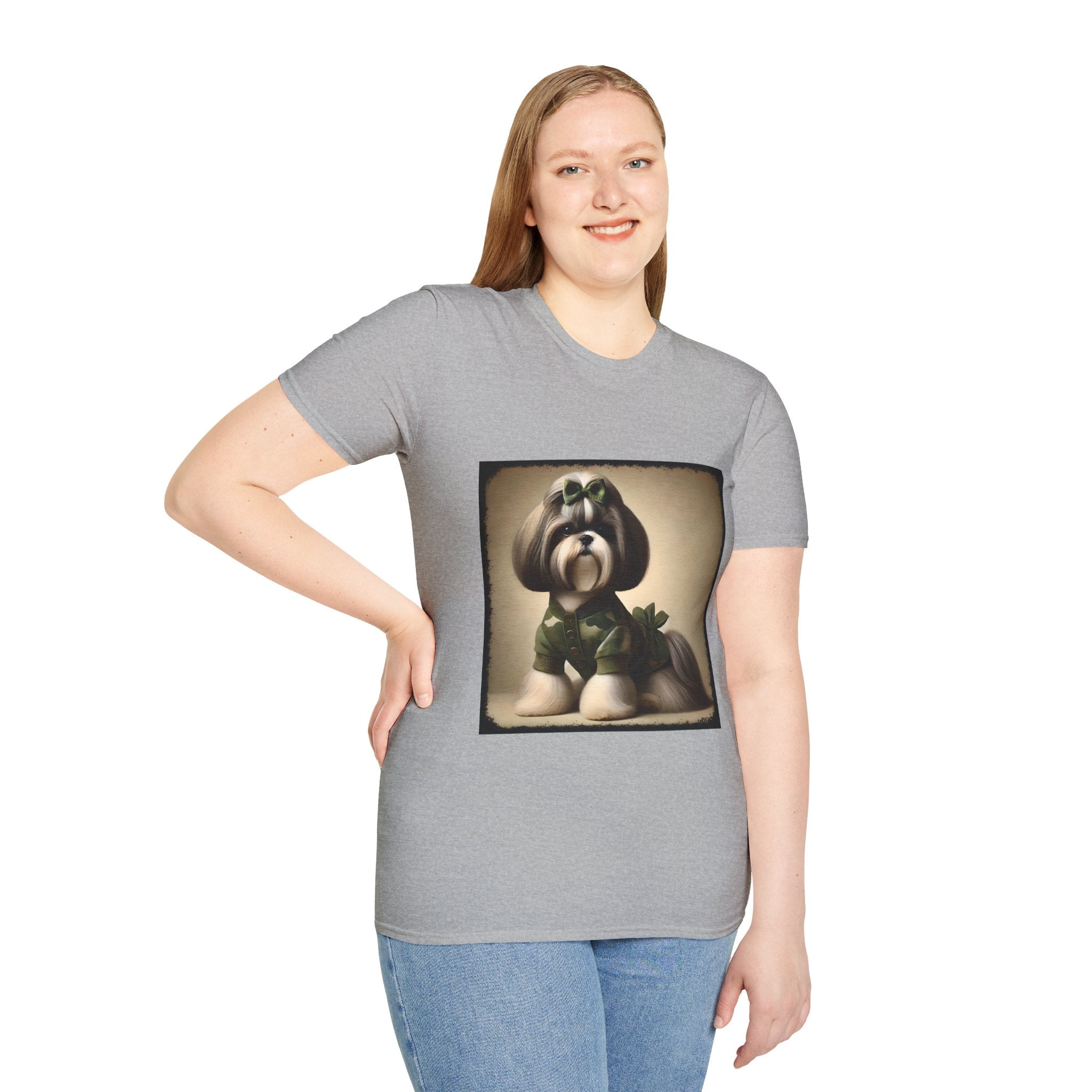 Shih Tzu Camo Cutie II | Unisex Dog T-Shirt