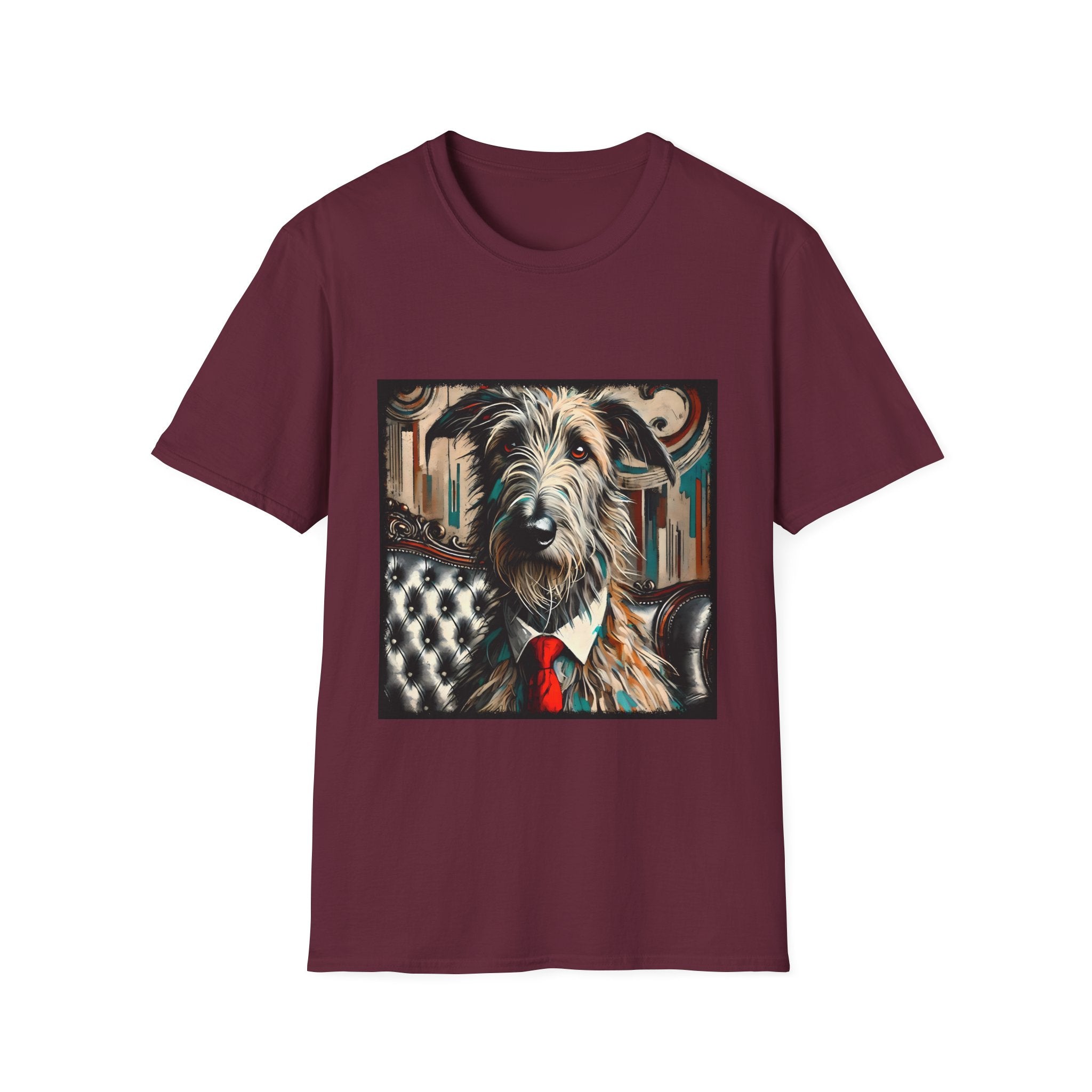 Irish Wolfhound Bold Gentleman |  Unisex Dog T-Shirt