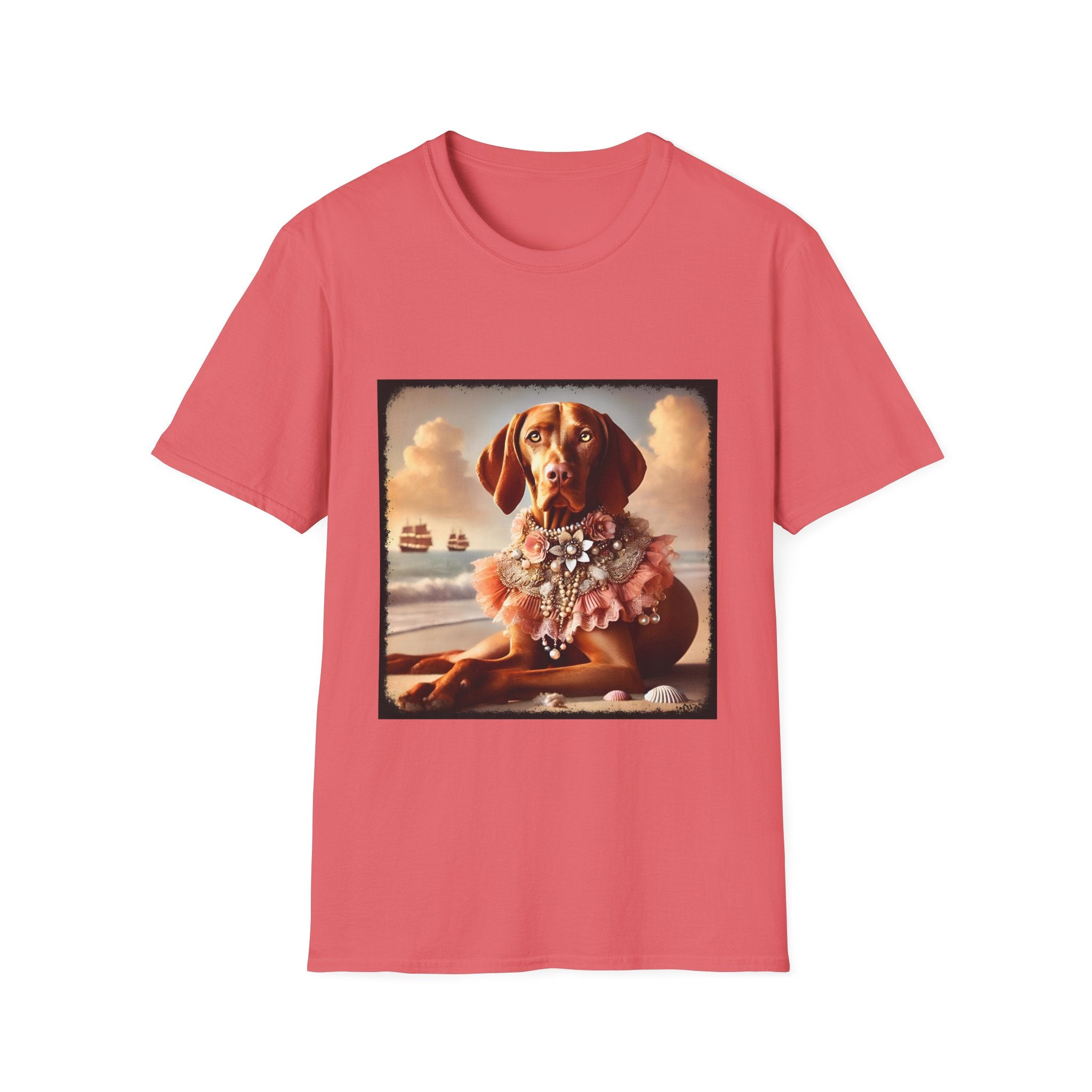 Vizsla Beach Beauty | Unisex Dog T-Shirt