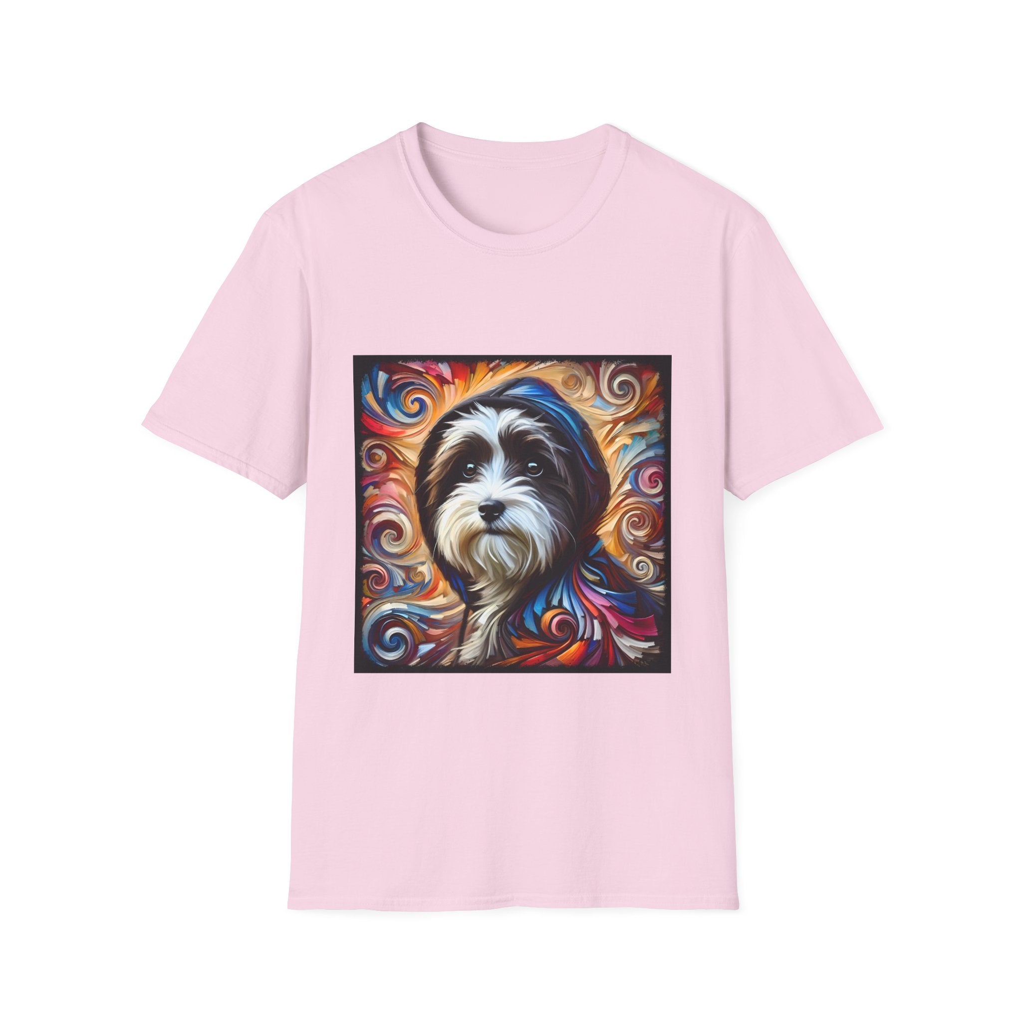 Havanese Relaxed Swirl |  Unisex Dog T-Shirt