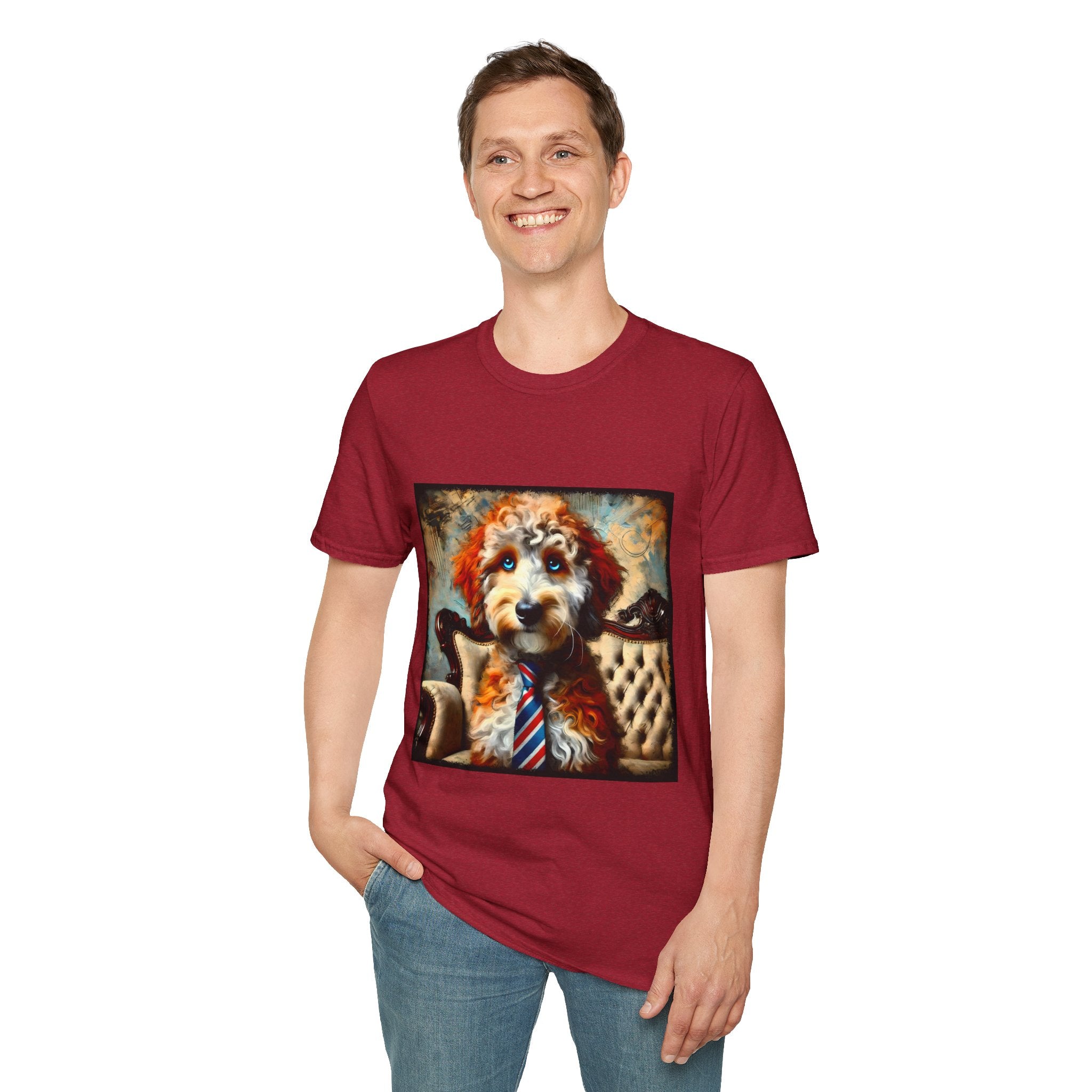 Aussiedoodle Blue Eyed Boy | Unisex Dog T-Shirt