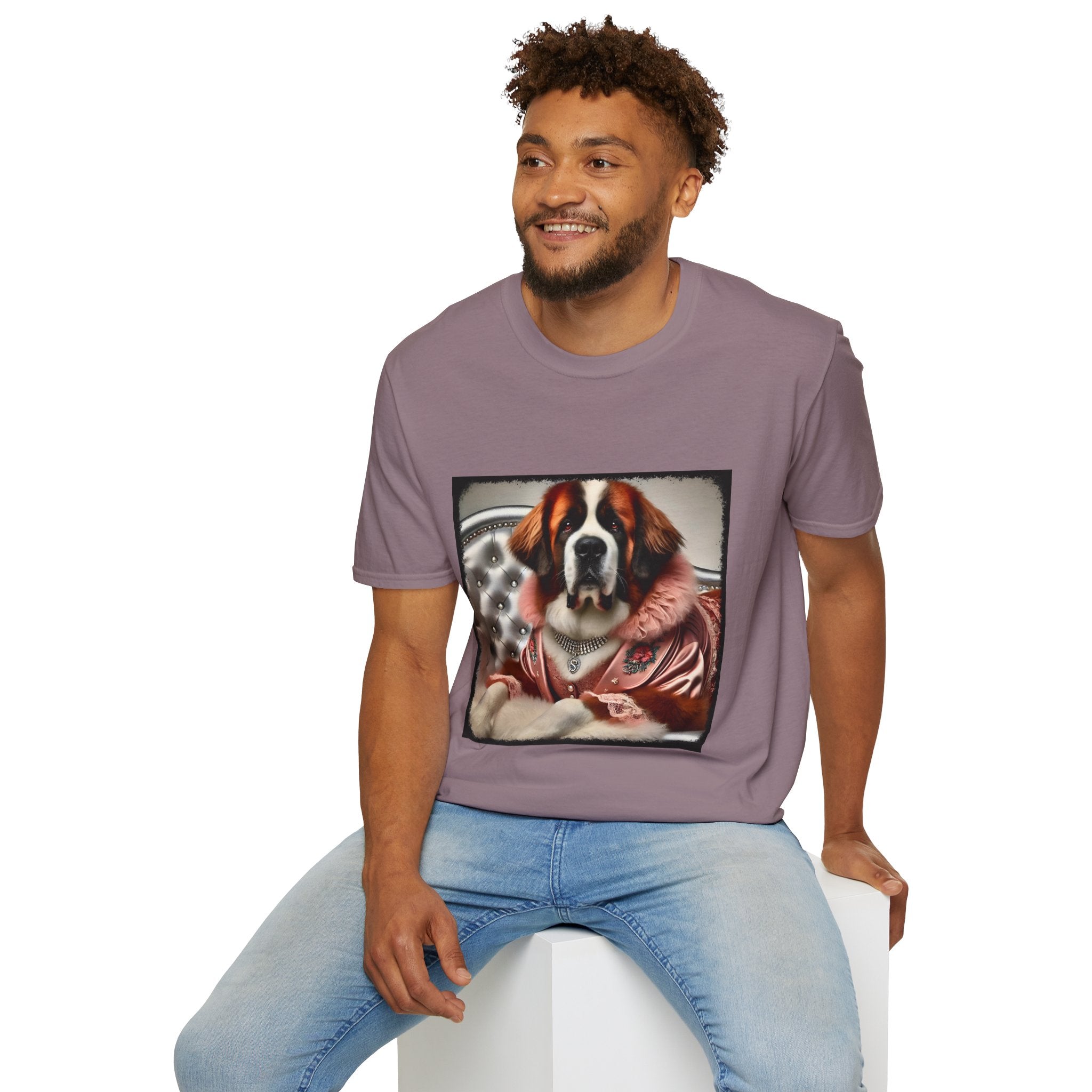 Saint Bernard Sweet Treat | Unisex Dog T-Shirt