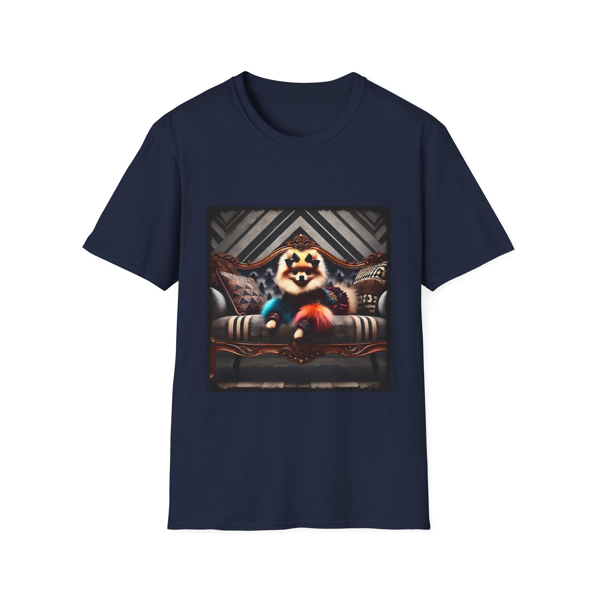 Pomeranian Fierce Fashionista | Unisex Dog T-Shirt