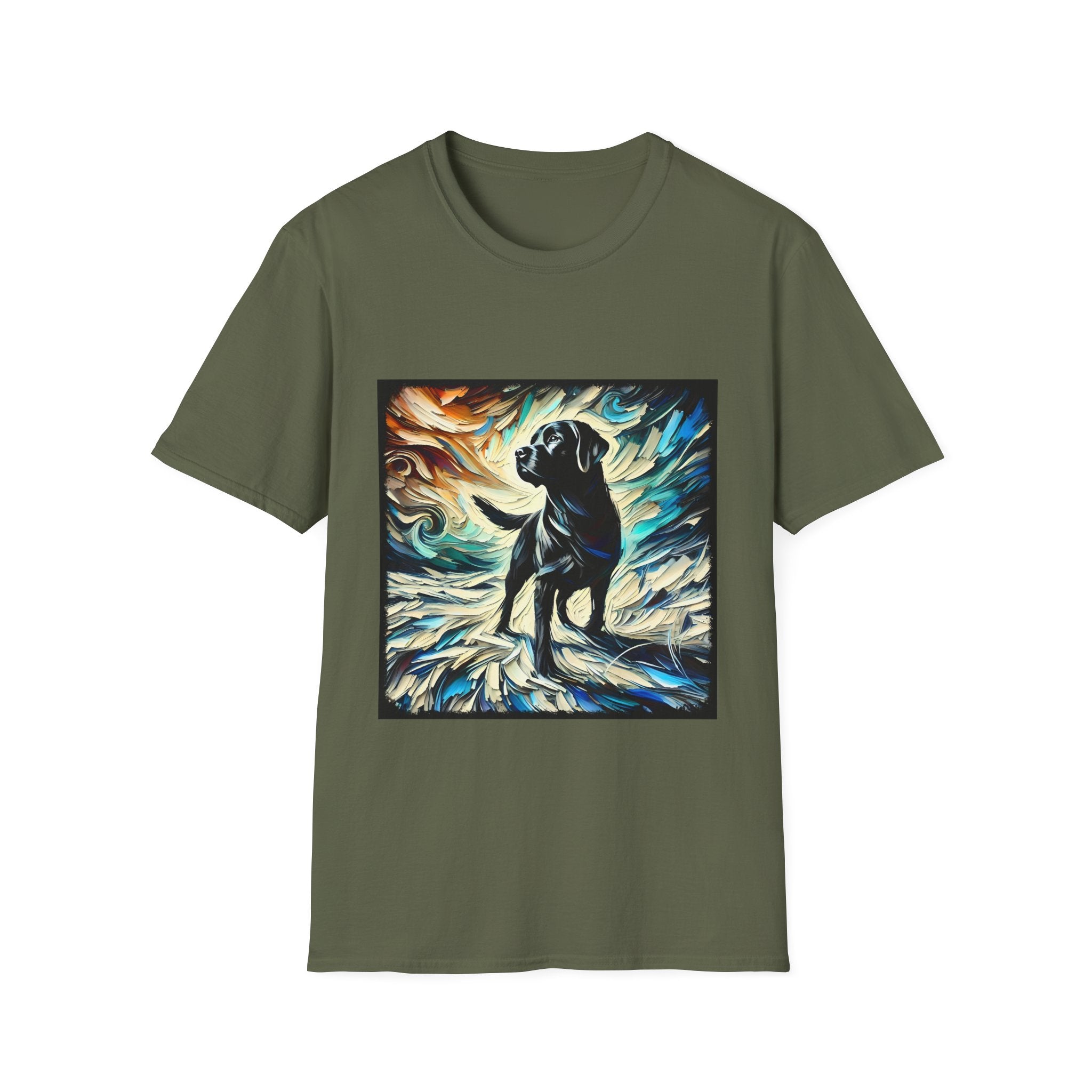 Labrador Retriever Snow Swirl | Unisex Dog T-Shirt