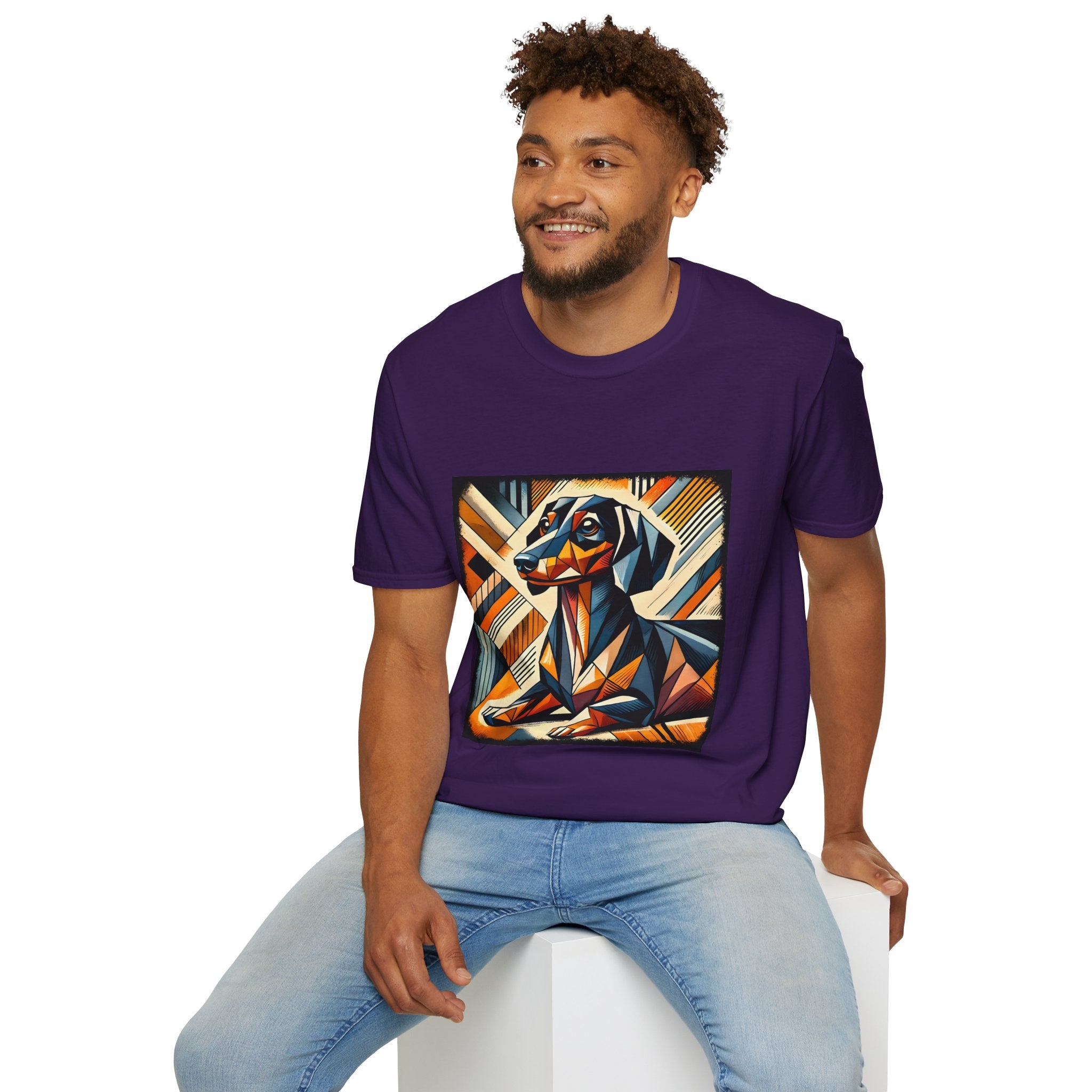 Dachshund Bold Geometric | Unisex Dog T-Shirt