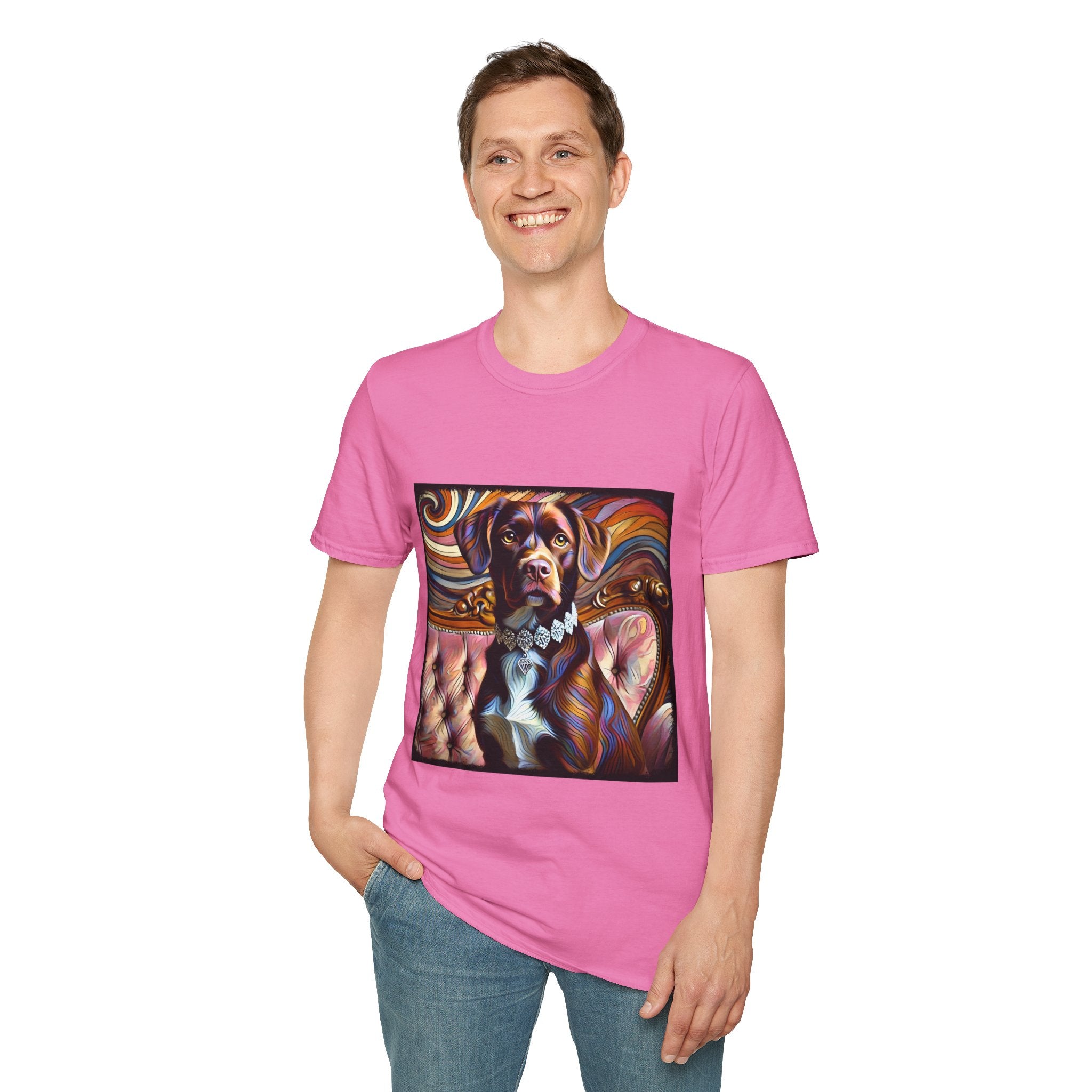 Labrador Retriever Vivid Swirl | Unisex Dog T-Shirt