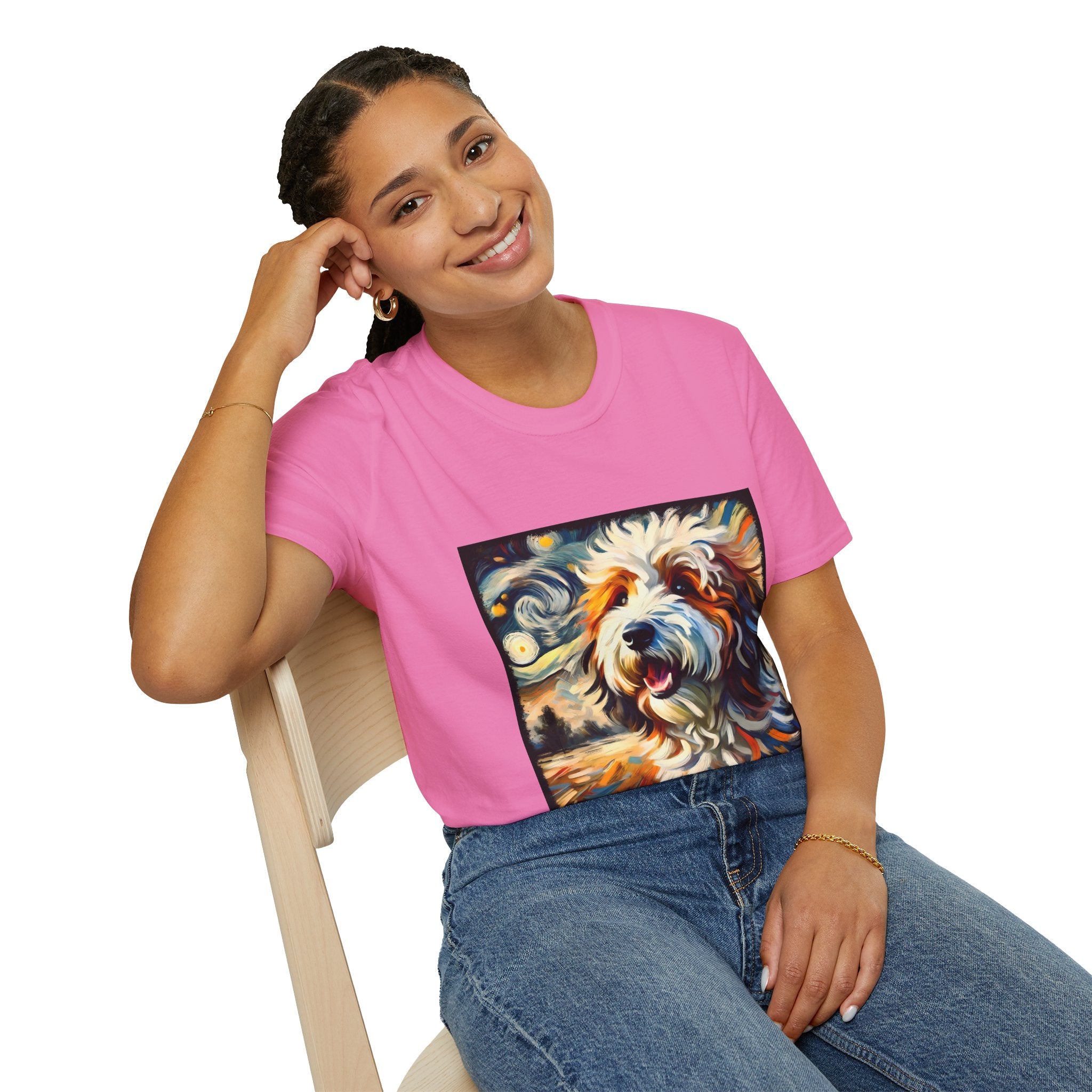 Bernedoodle Vivid Swirl | Unisex Dog T-Shirt
