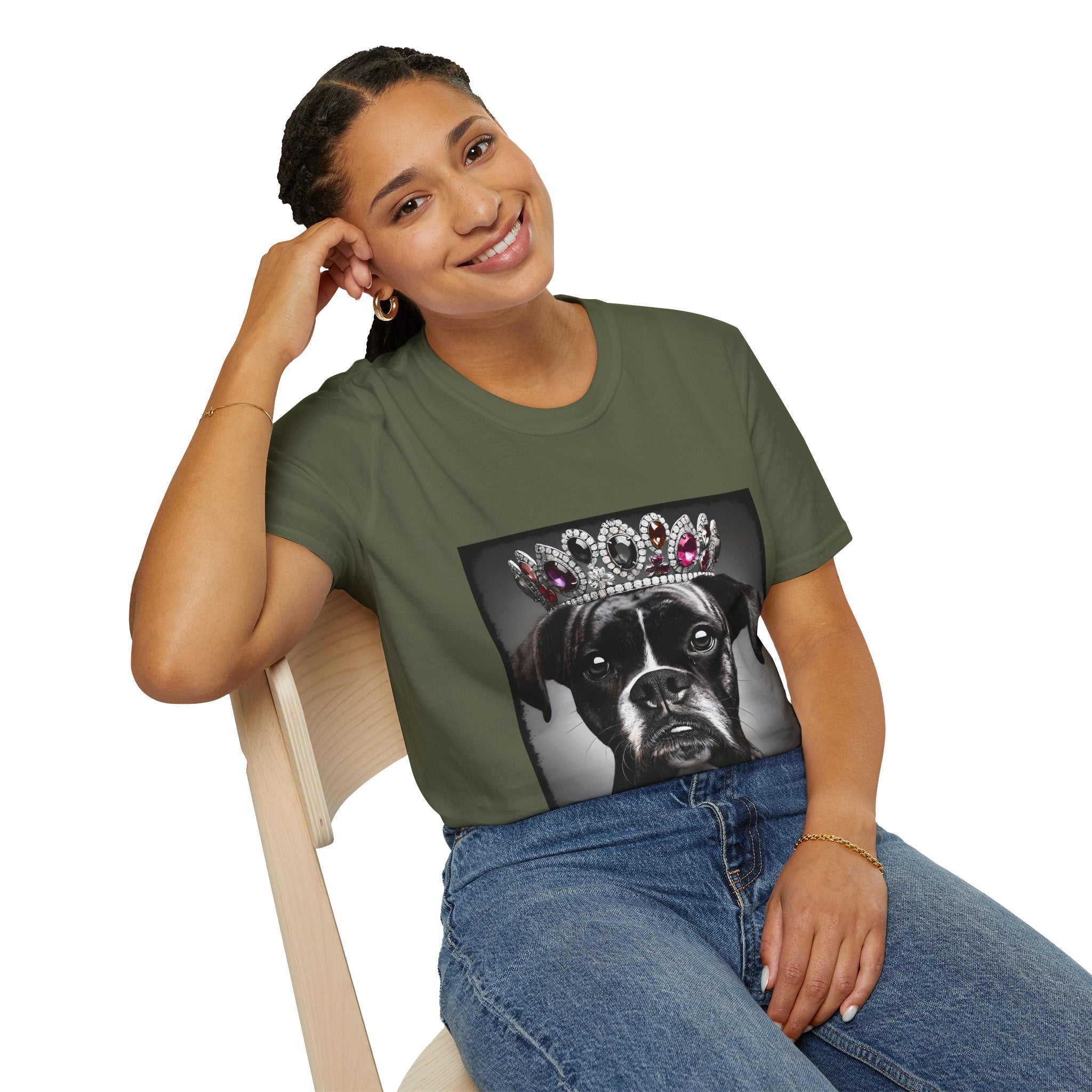 Boxer Iconic Princess | Unisex Dog T-Shirt