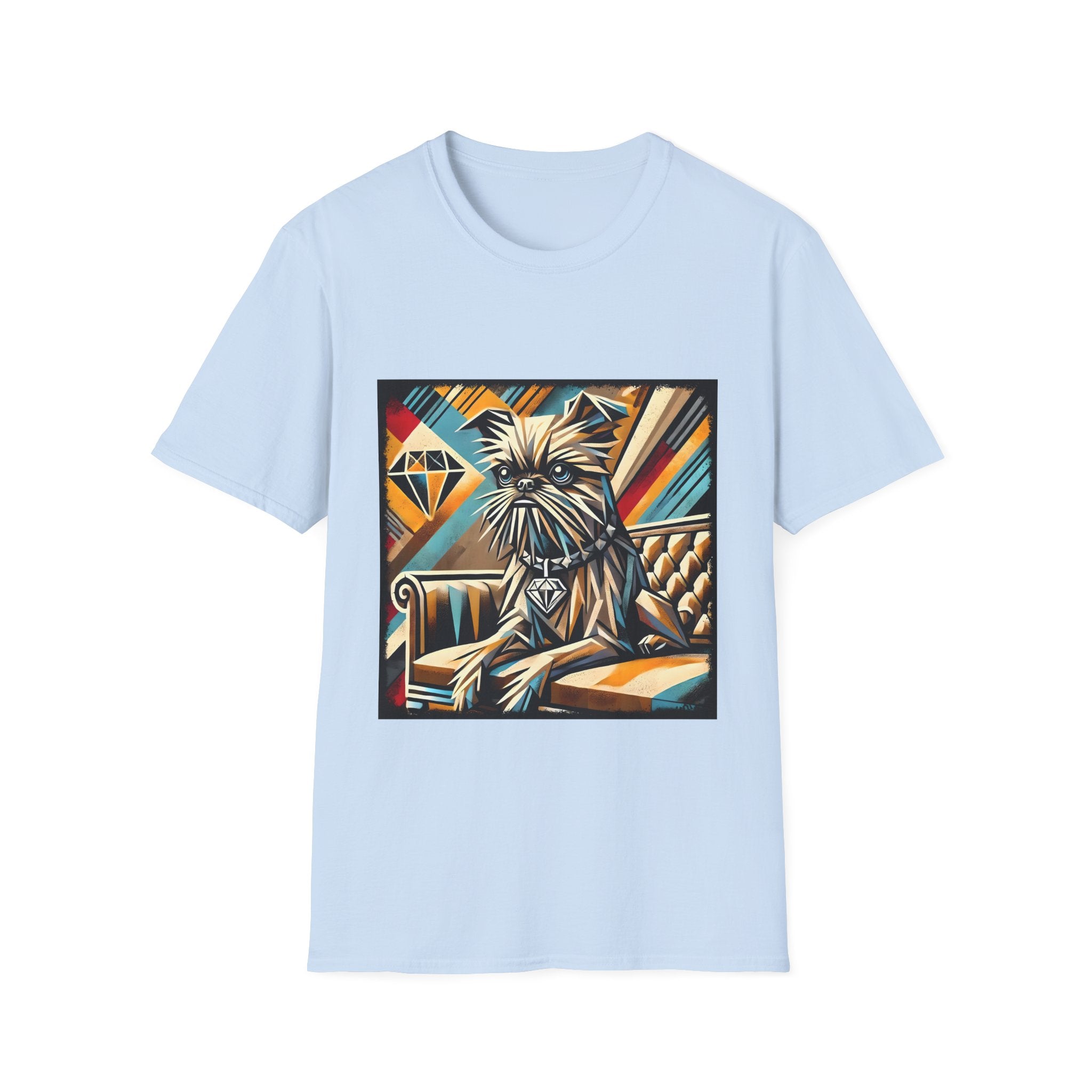 Brussels Griffon Vivid Geometric | Unisex Dog T-Shirt