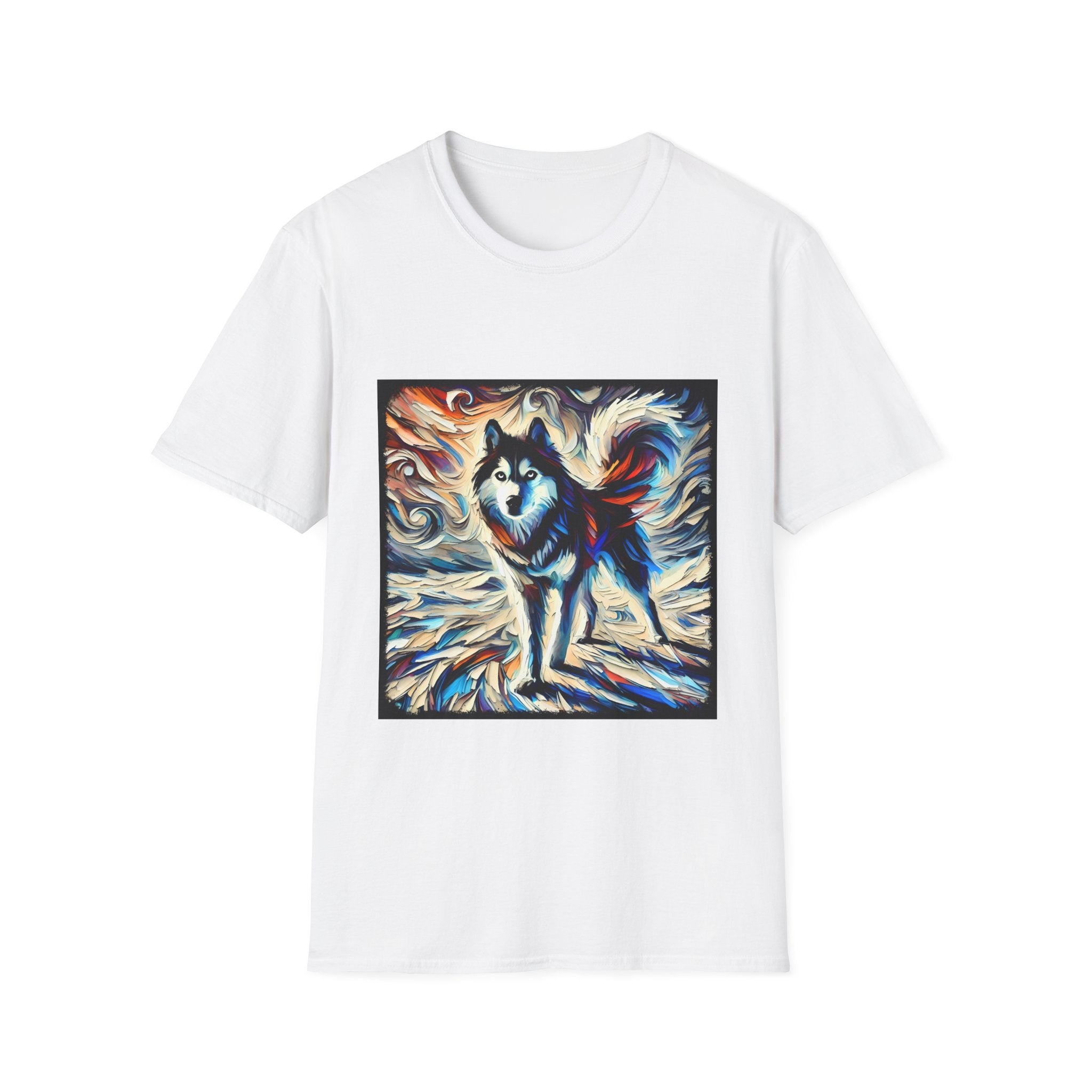 Siberian Husky Vivid Dream Swirl | Unisex Dog T-Shirt