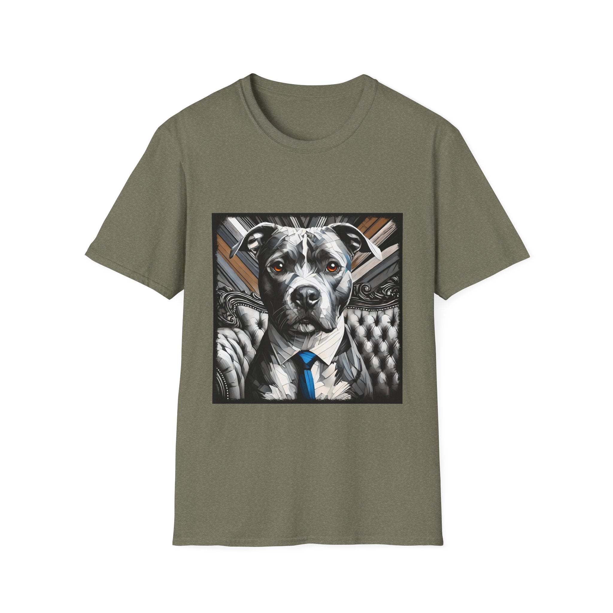 American Pit Bull Terrier B&W Bold Eyes | Unisex Dog T-Shirt