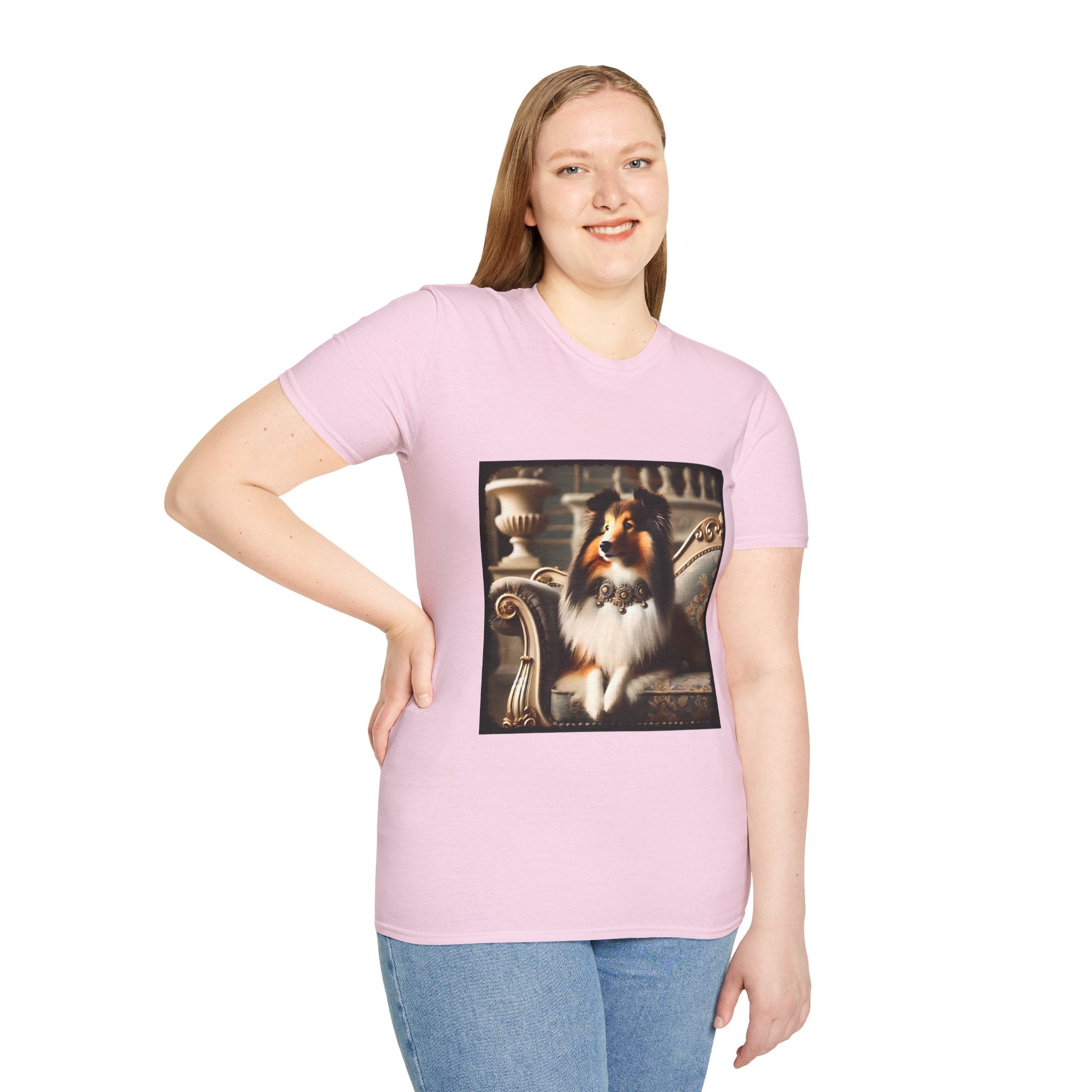 Shetland Sheepdog Luxurious Lady | Unisex Dog T-Shirt