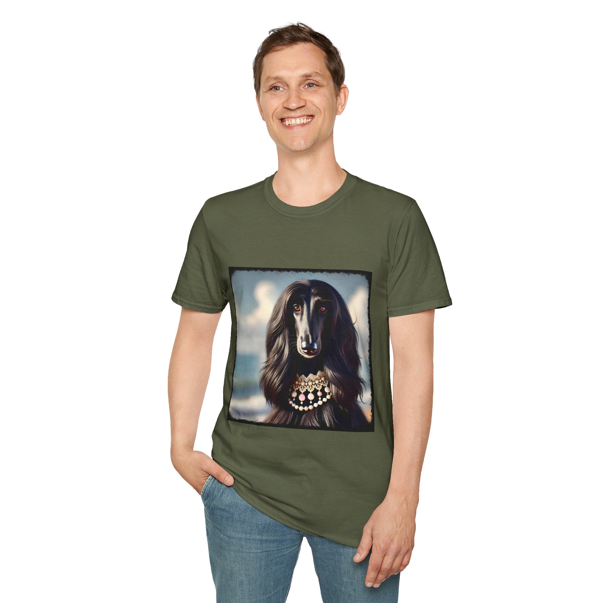Afghan Hound Beach Bombshell | Unisex Dog T-Shirt
