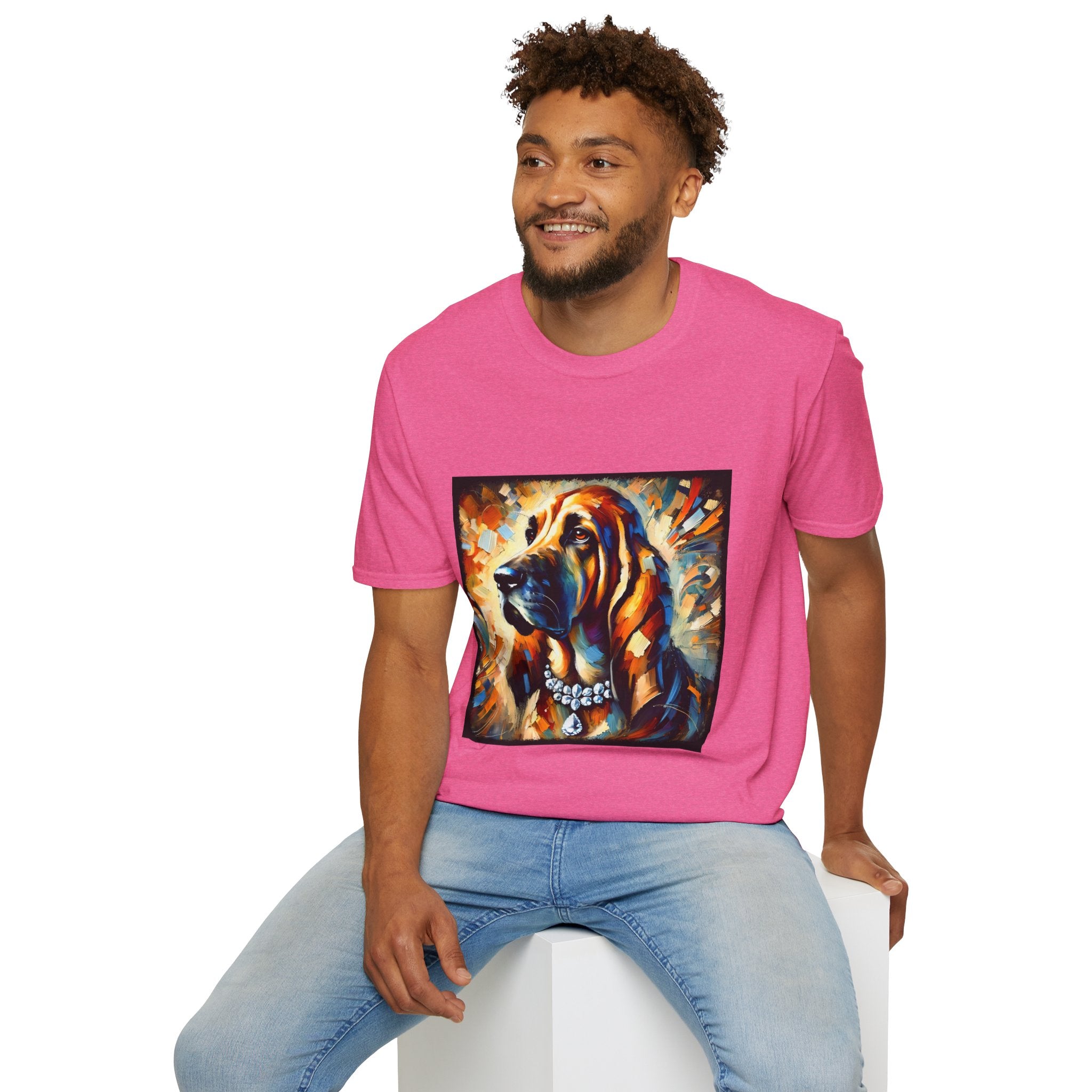 Bloodhound Diamond Bold Classic | Unisex Dog T-Shirt