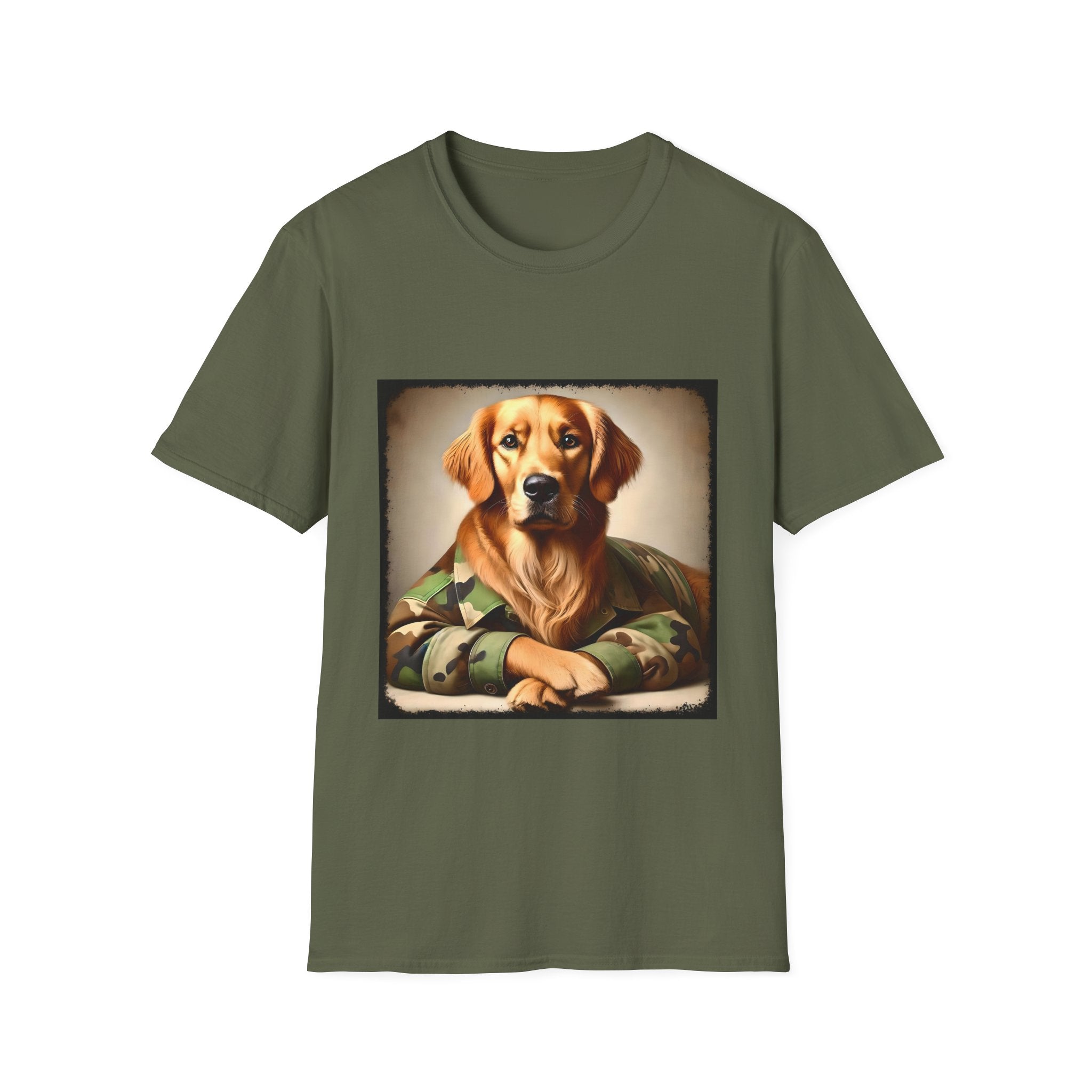 Golden Retriever Bark Battalion | Unisex Dog T-Shirt