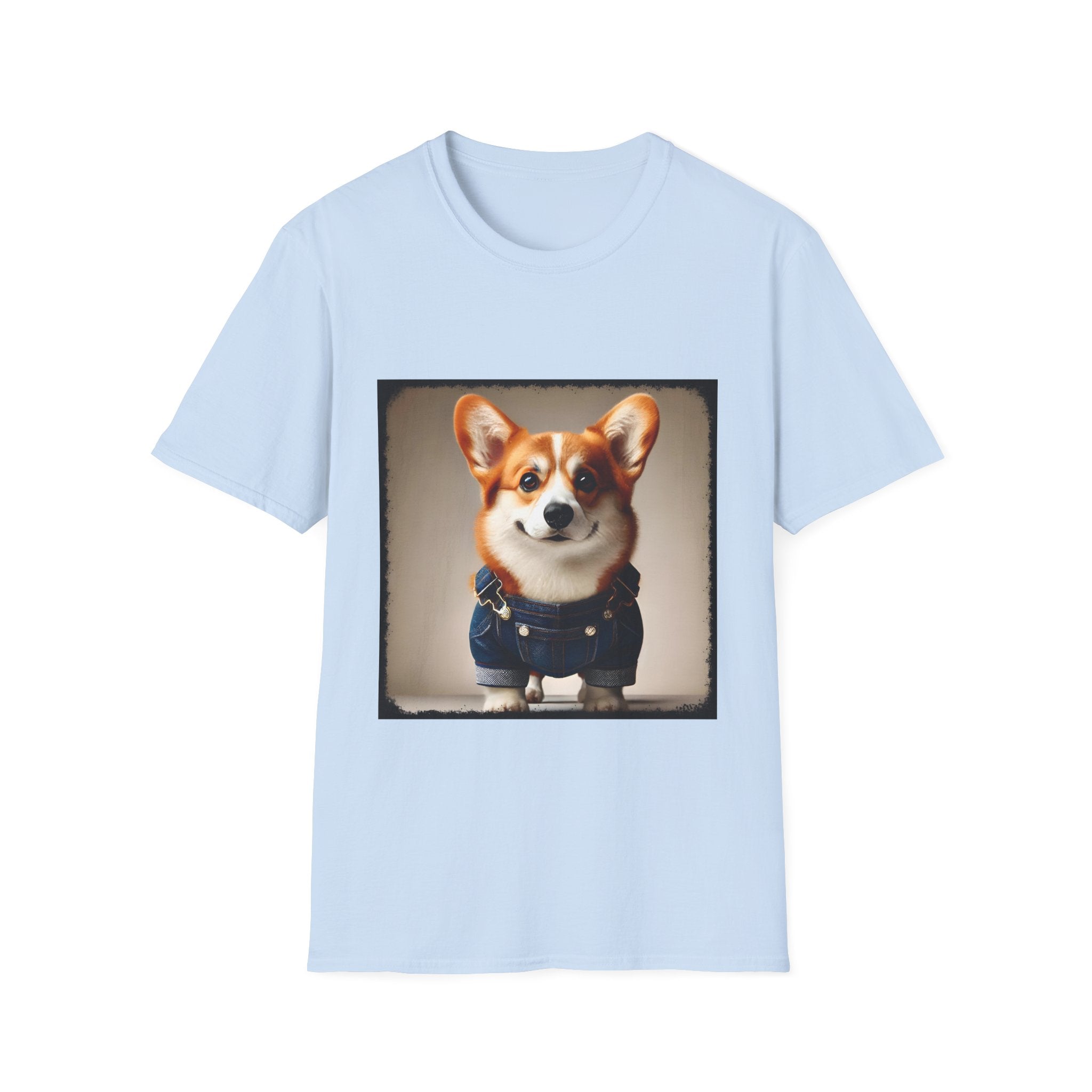 Pembroke Welsh Corgi Denim Dream | Unisex Dog T-Shirt
