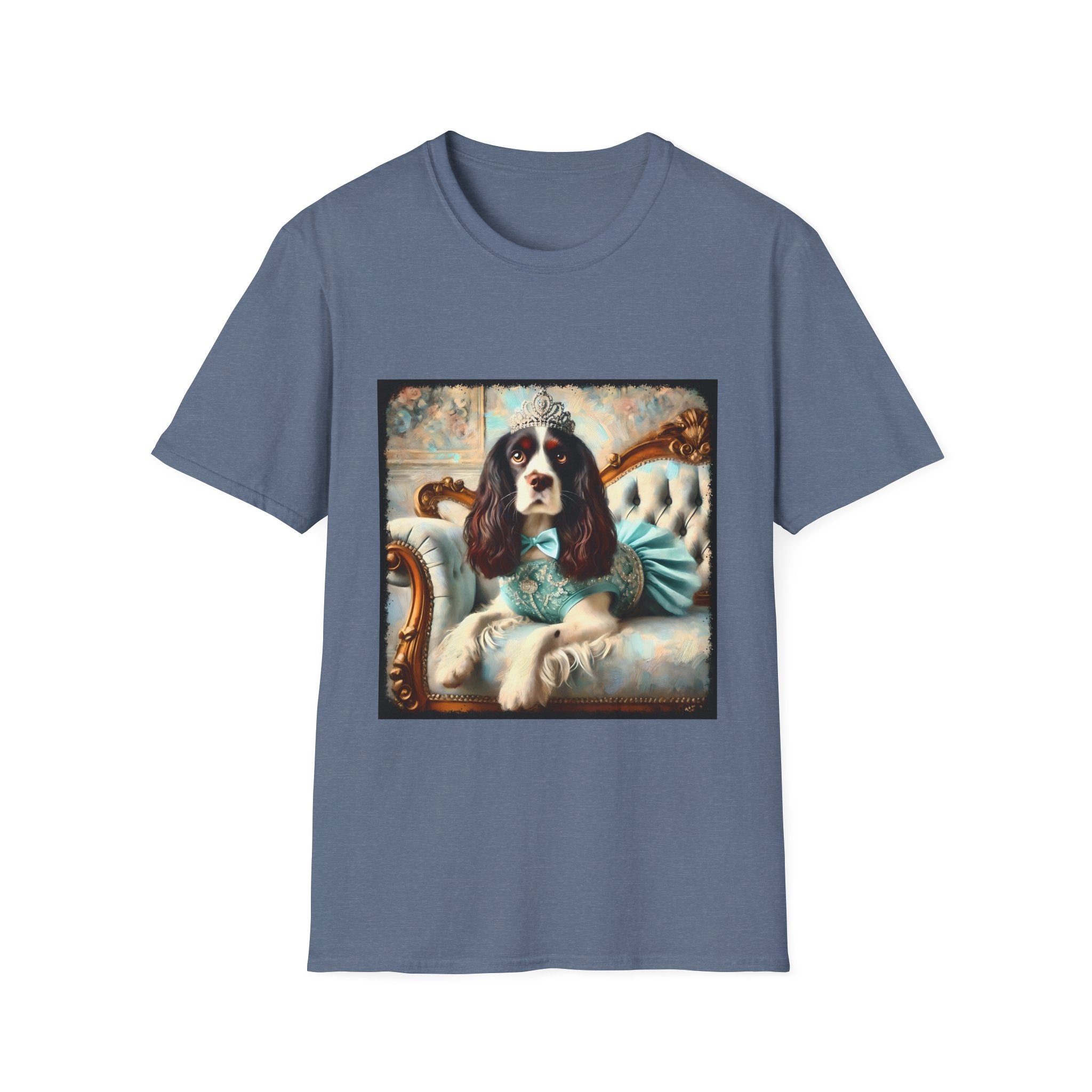 English Springer Spaniel Teal Princess Classic | Unisex Dog T-Shirt