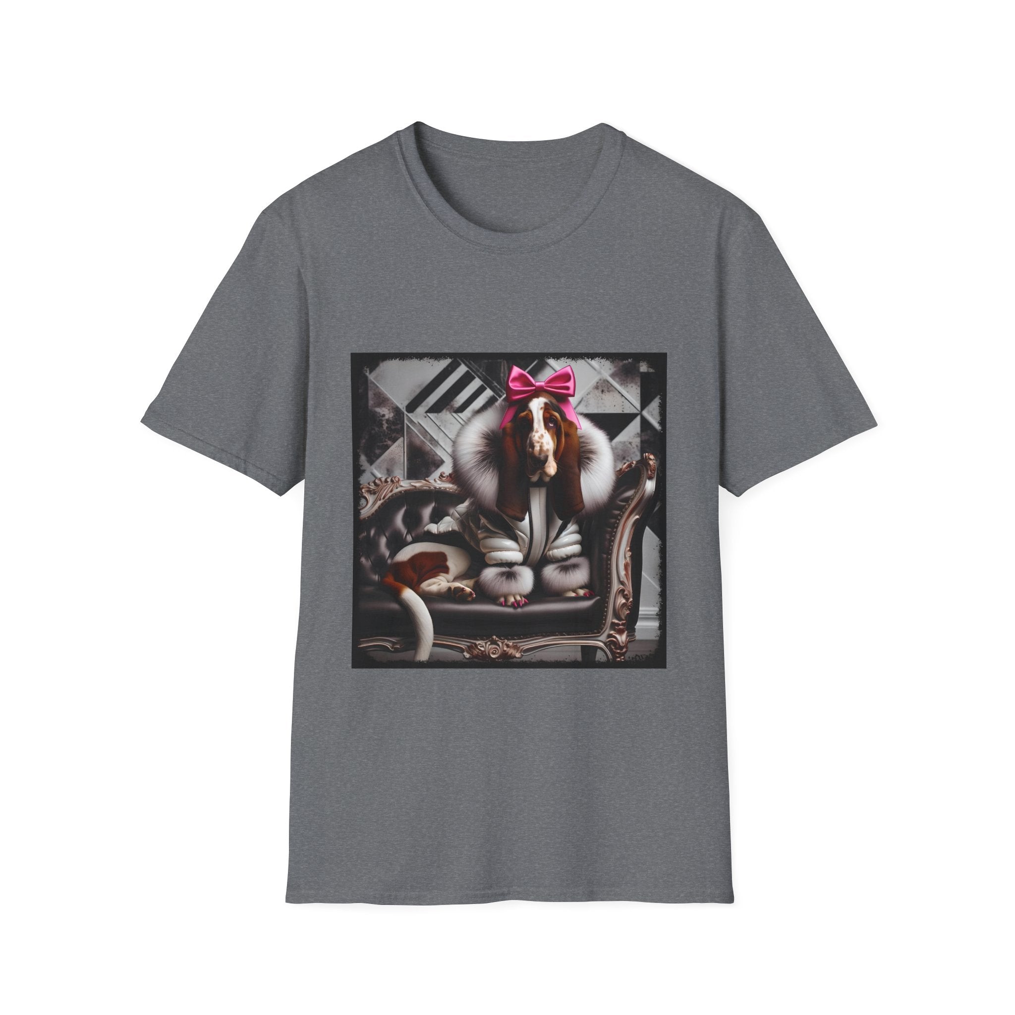 Basset Hound Fashionista | Unisex Dog T-Shirt