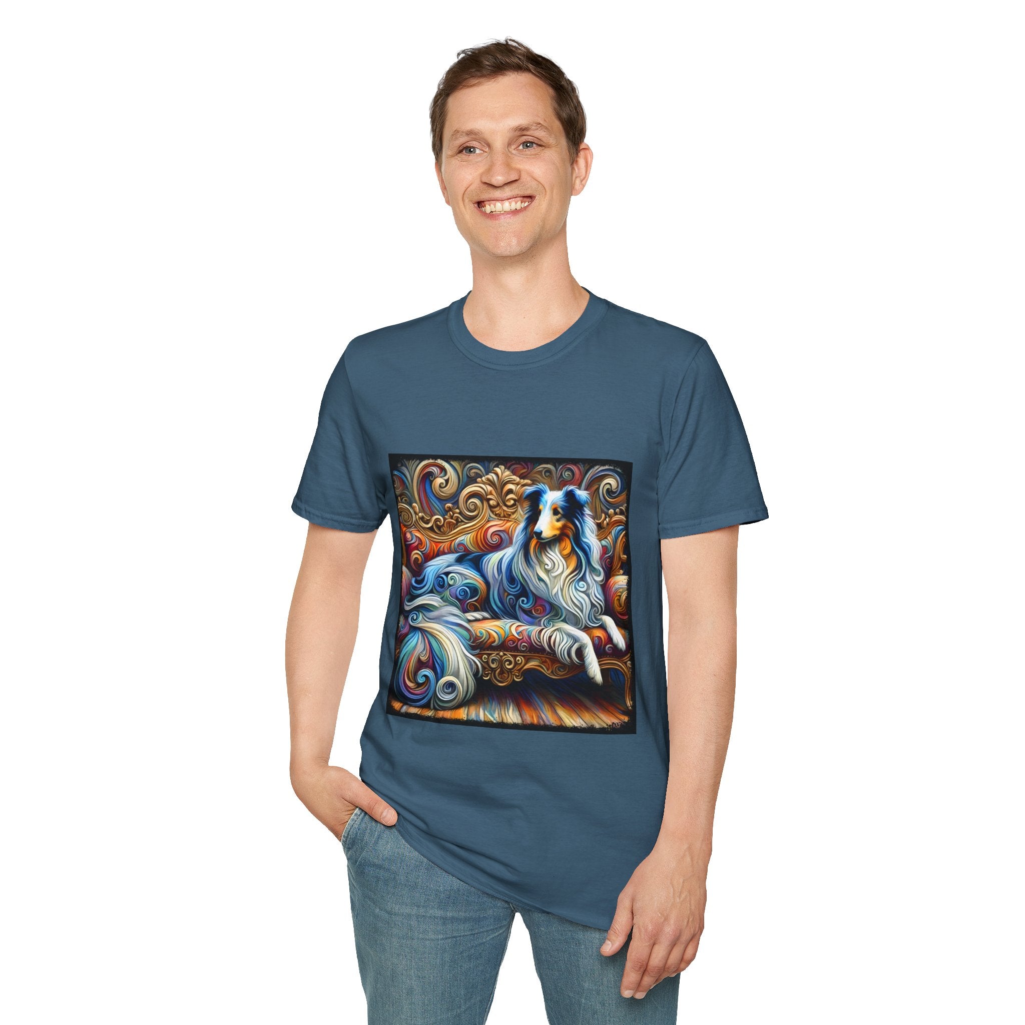 Collie Stunning Swirl | Unisex Dog T-Shirt