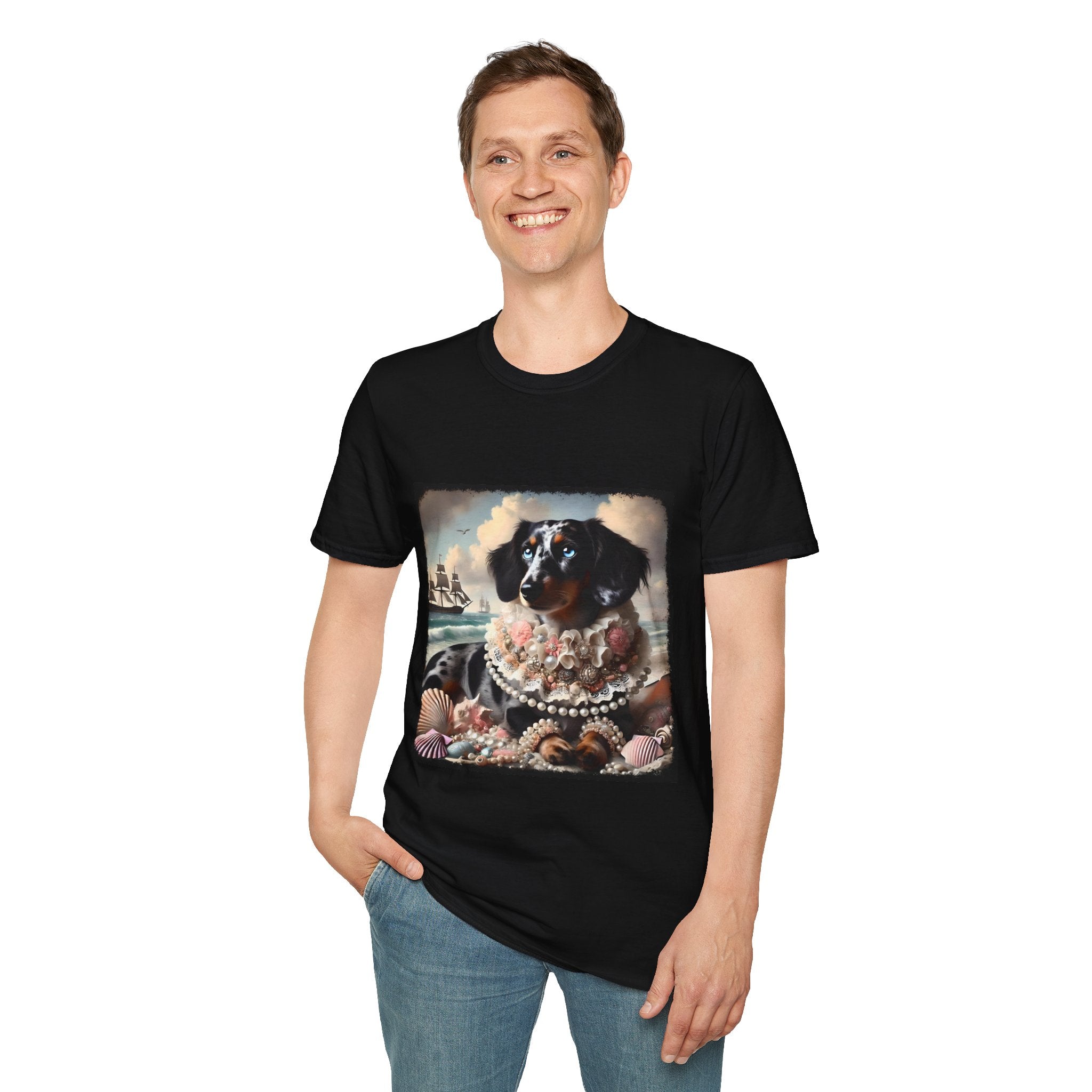 Dachshund Beach Beauty | Unisex Dog T-Shirt
