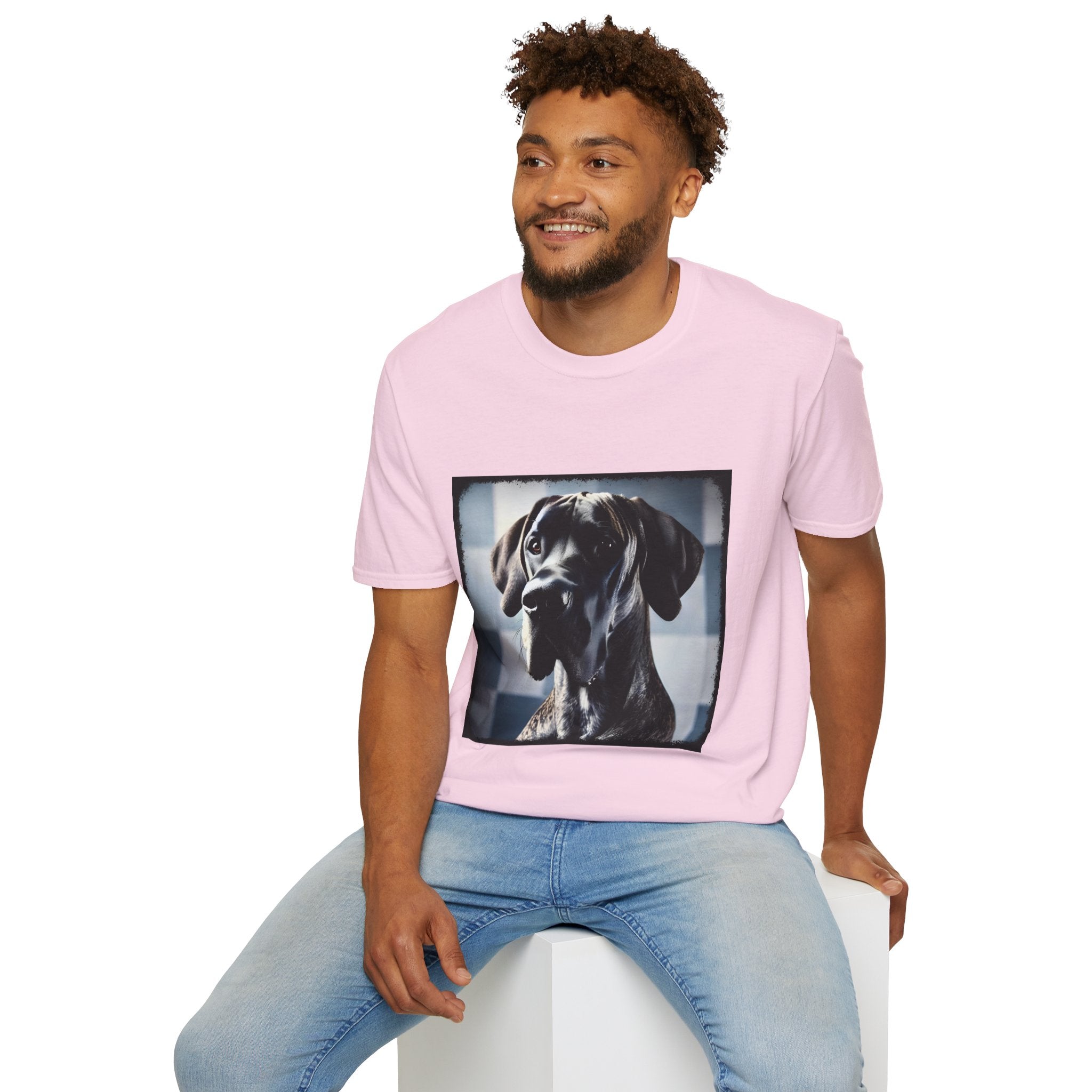 Great Dane Modern Muse | Unisex Dog T-Shirt